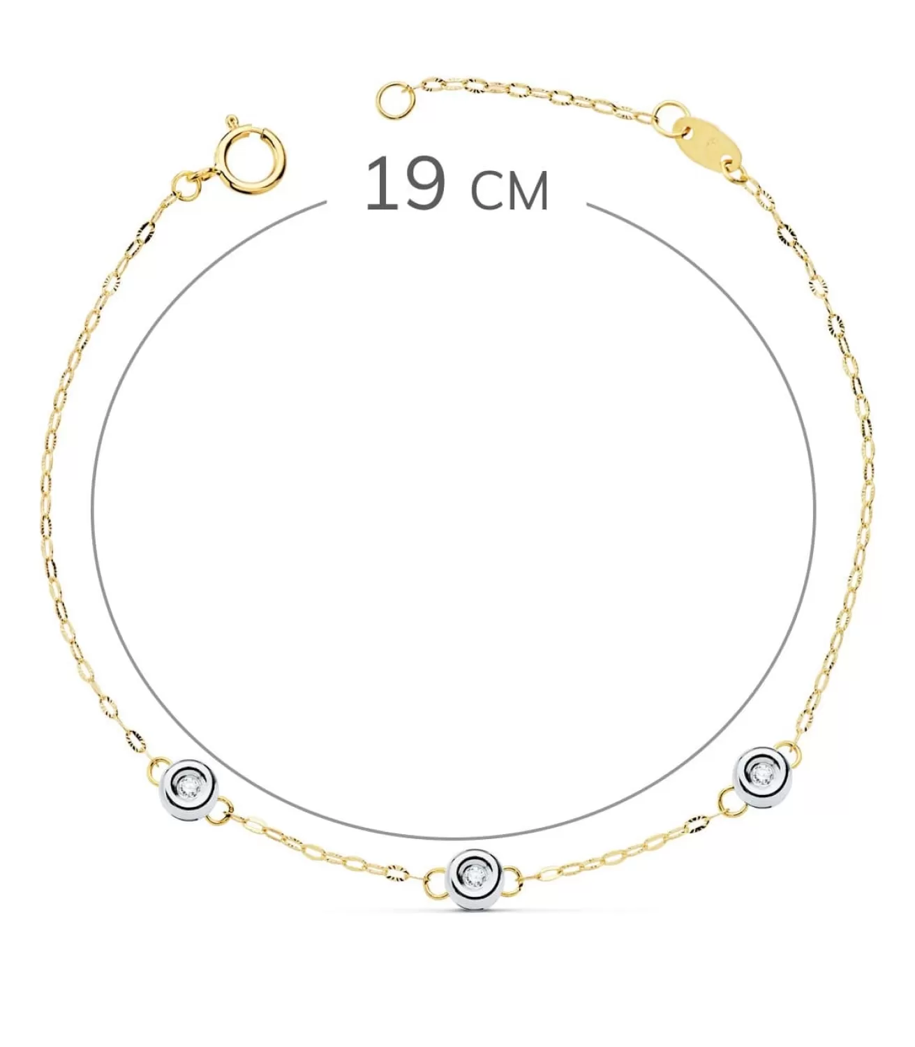 Pulsera Diamantes Delicia Oro 18K 0.045 Qtes.<Alda Joyeros Flash Sale