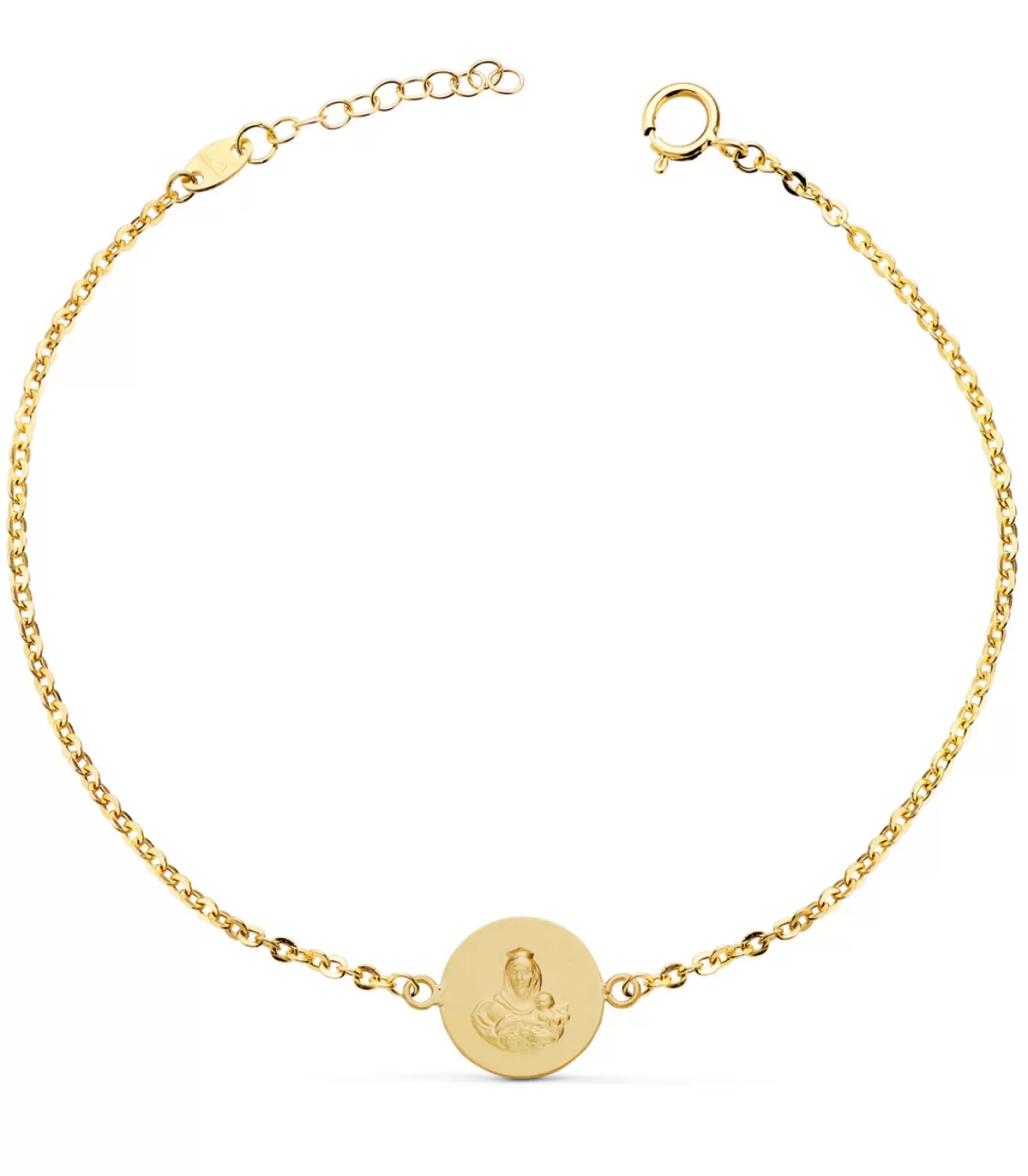 Pulsera Escapulario 10 Mm Oro 18K 20 Cm<Alda Joyeros Shop