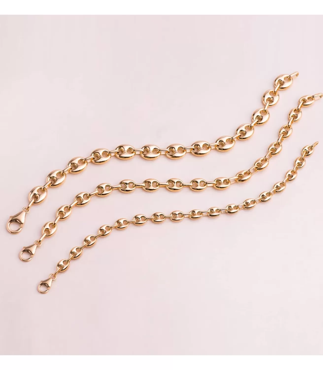 Pulsera Grano De Cafe Oro 18K 10Mm 20.5 Cm<Alda Joyeros Hot
