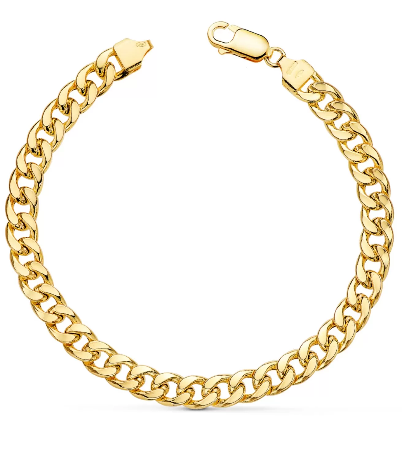 Pulsera Hombre Oro 18K Barbada 21Cm<Alda Joyeros Flash Sale