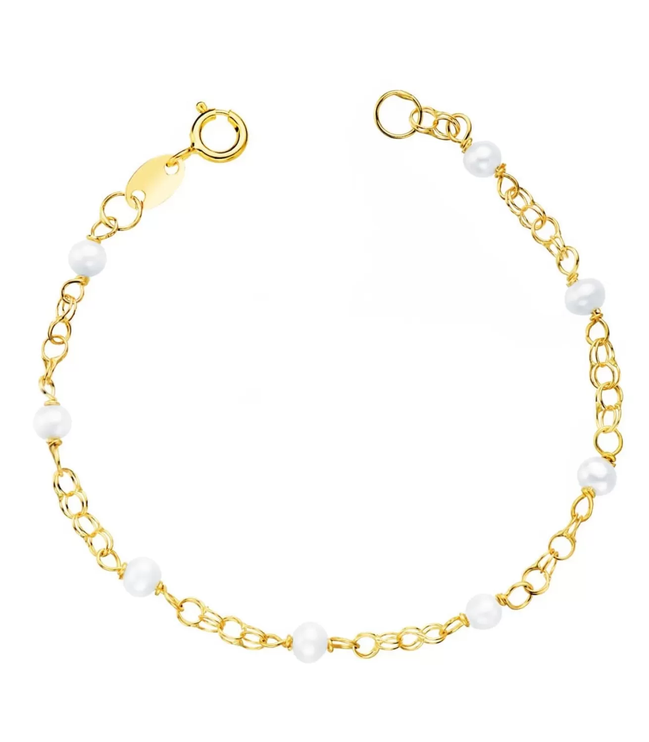 Pulsera Martina Perla Hungara Oro 18K<Alda Joyeros Best
