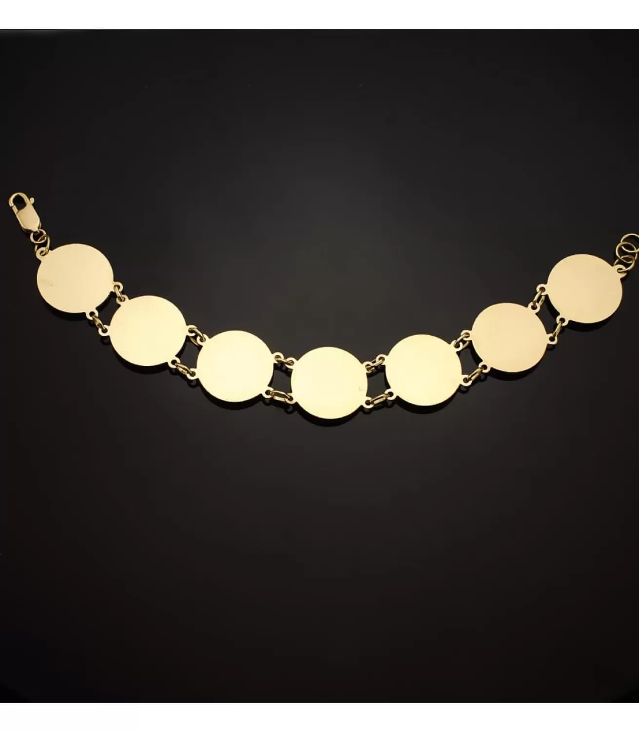 Pulsera Medusa Oro Amarillo 18 K 21,5 Cm<Alda Joyeros Shop