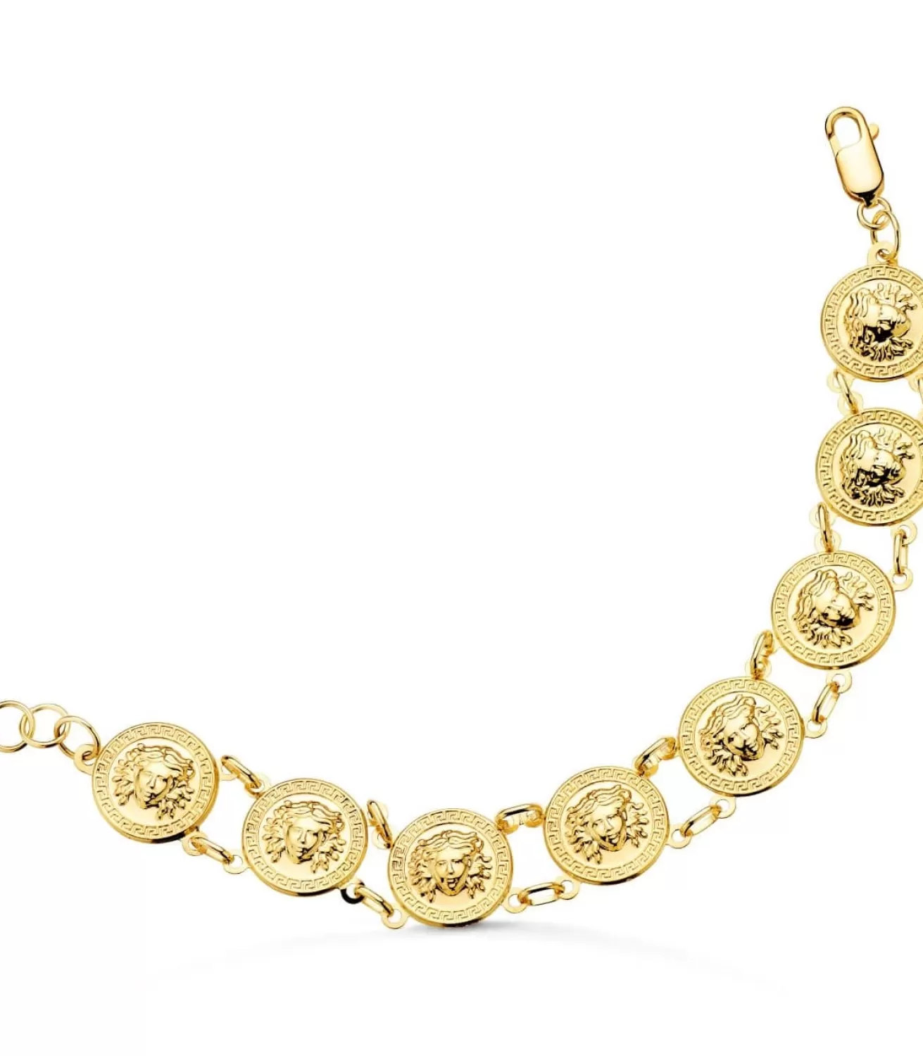 Pulsera Medusa Oro Amarillo 18K 20Cm<Alda Joyeros Shop