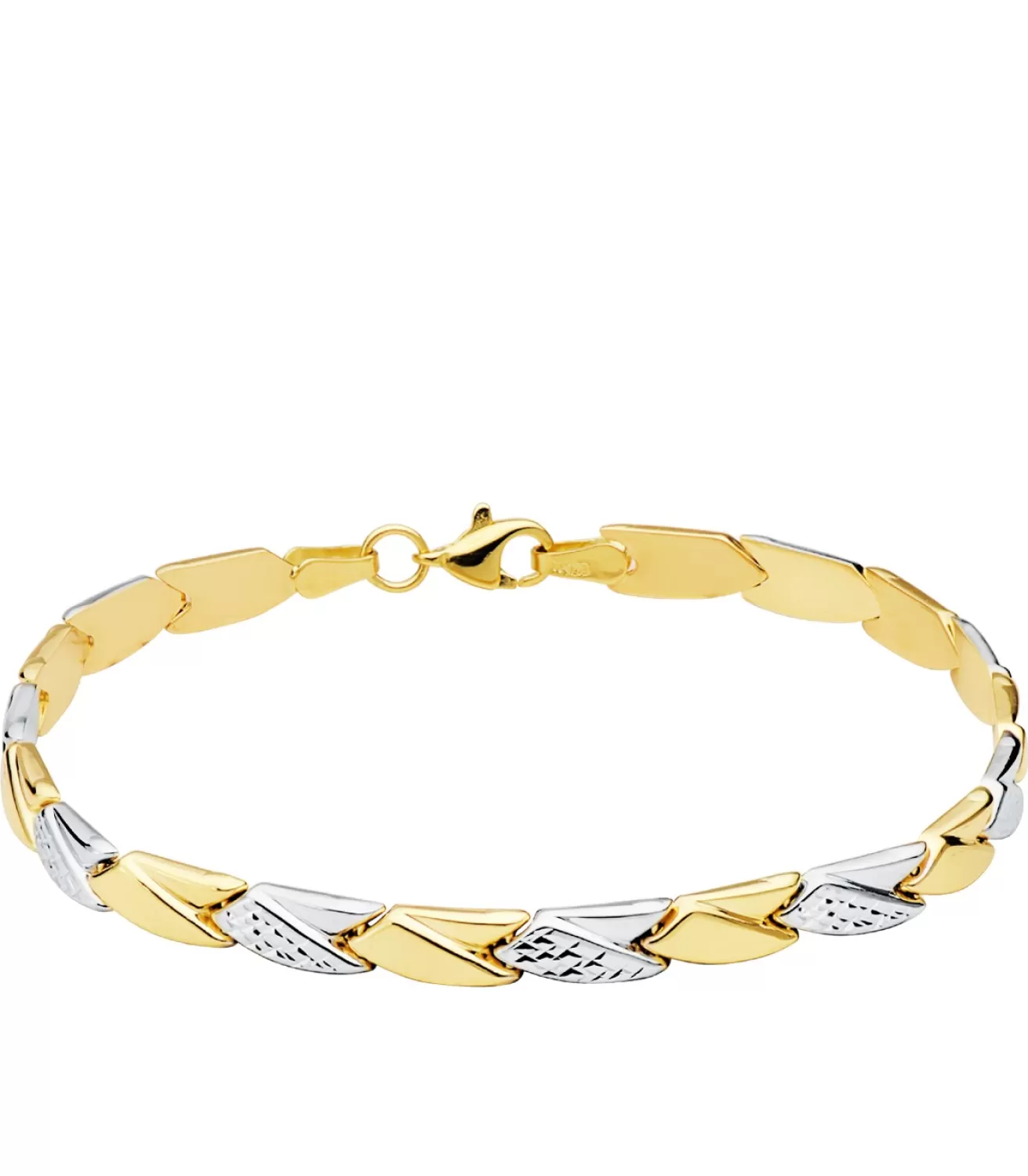 Pulsera Mujer Ankara Oro Bicolor 18K<Alda Joyeros Best Sale