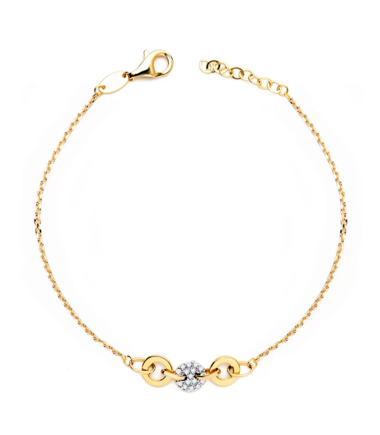 Pulsera Mujer Luxor Oro Bicolor 18K<Alda Joyeros Discount