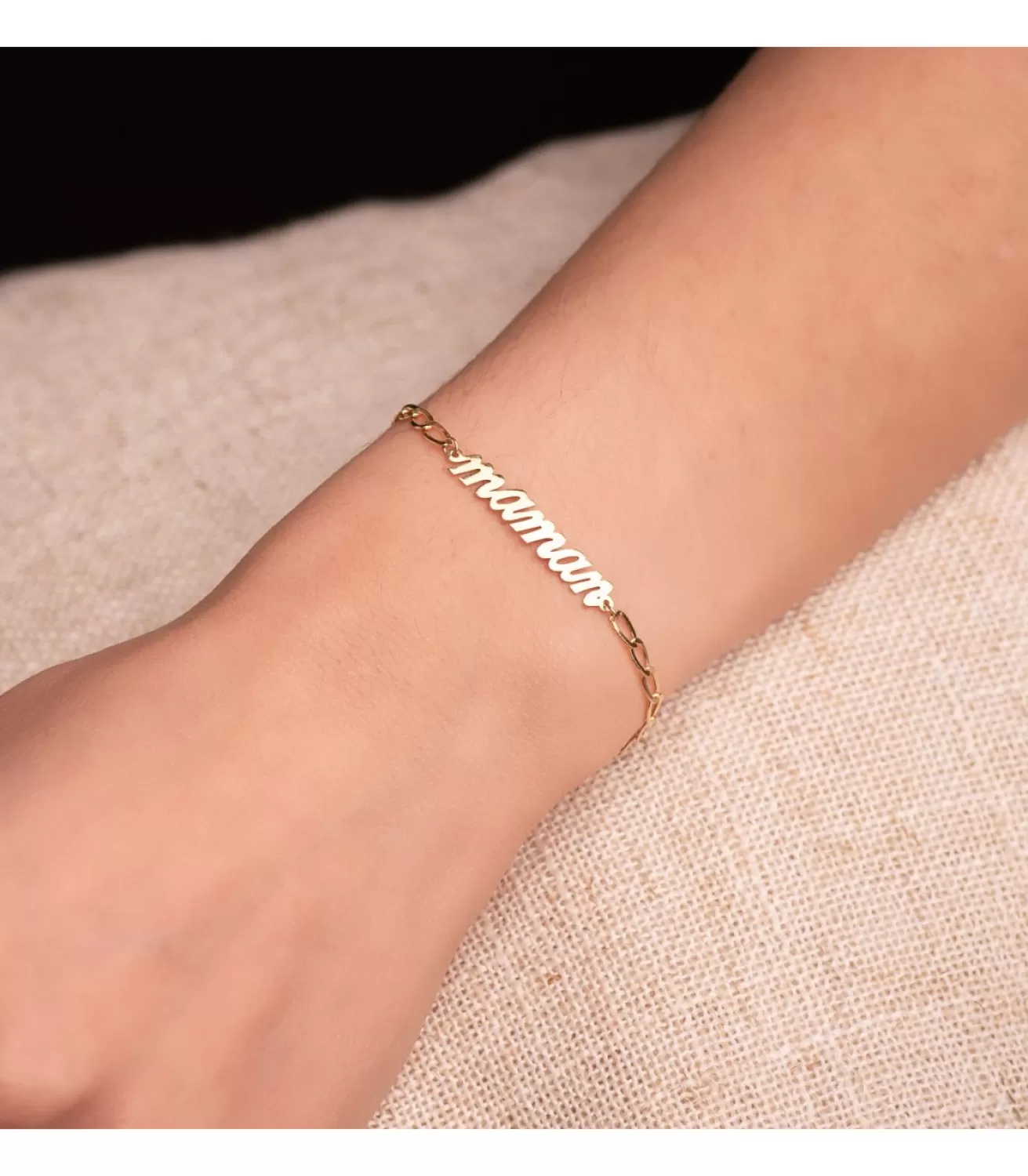 Pulsera Mujer "Maman" Oro 18K<Alda Joyeros New