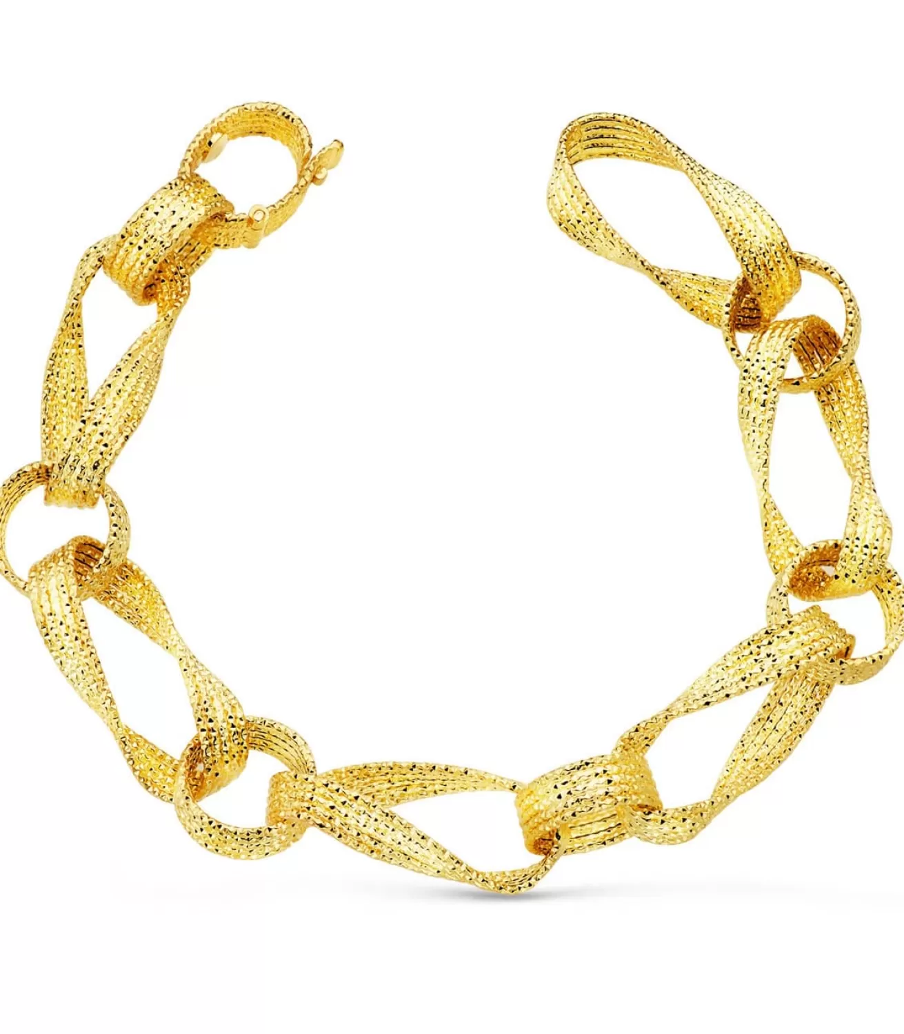 Pulsera Mujer Oro Amarillo 18K Folk<Alda Joyeros Store