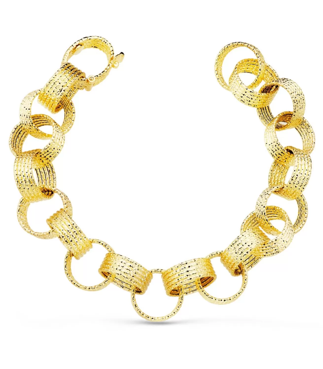 Pulsera Mujer Oro Amarillo 18K Rock<Alda Joyeros Clearance