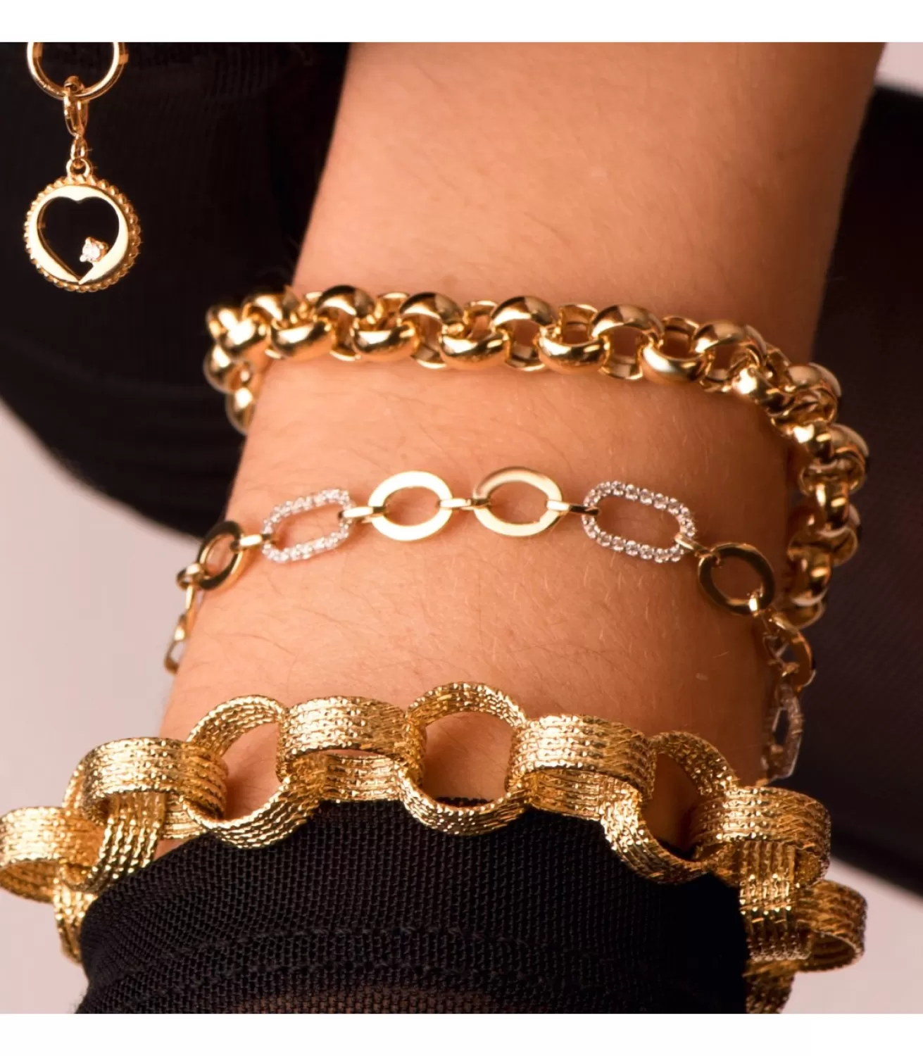 Pulsera Mujer Oro Amarillo 18K Rock<Alda Joyeros Clearance