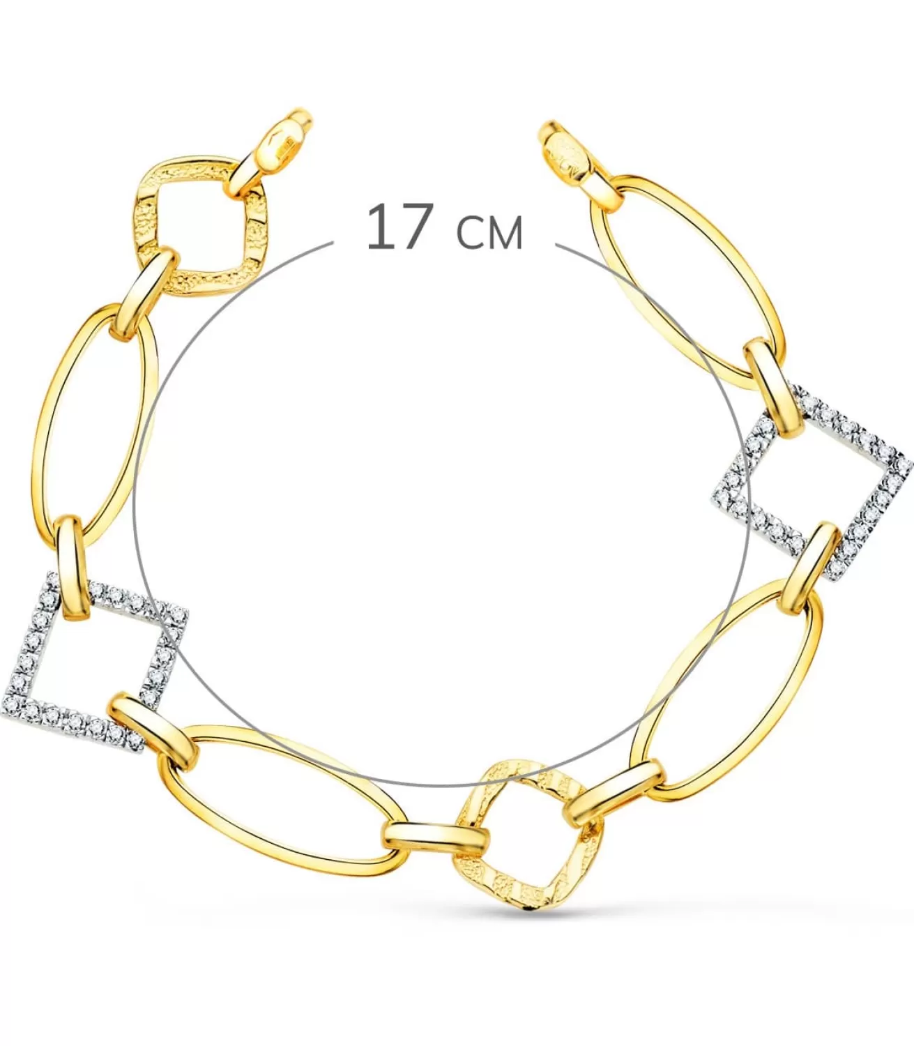 Pulsera Mujer Oro Bicolor 18K Cayetana<Alda Joyeros Outlet