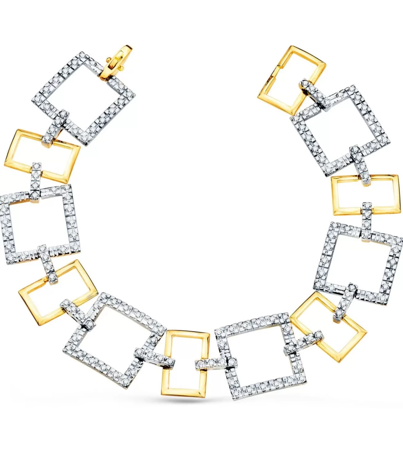 Pulsera Mujer Oro Bicolor 18K Erica<Alda Joyeros New