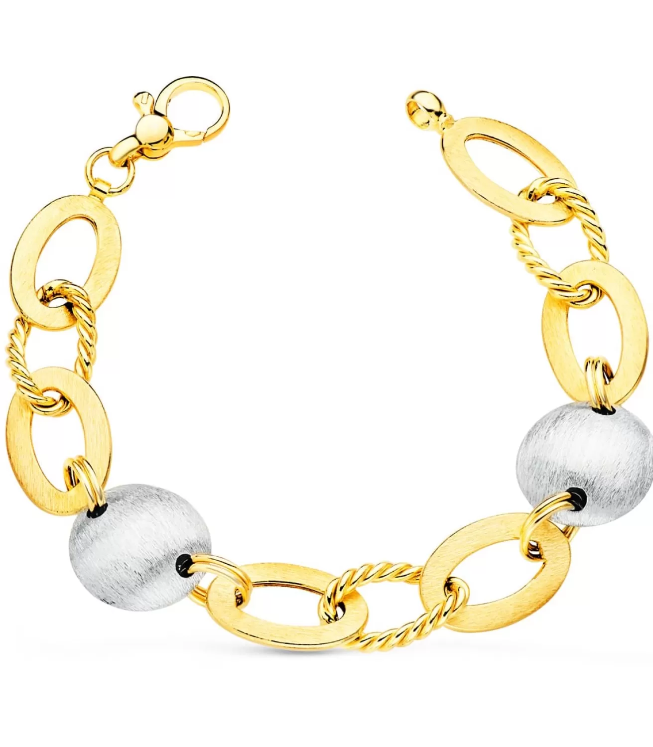 Pulsera Mujer Oro Bicolor 18K Paraiso<Alda Joyeros New