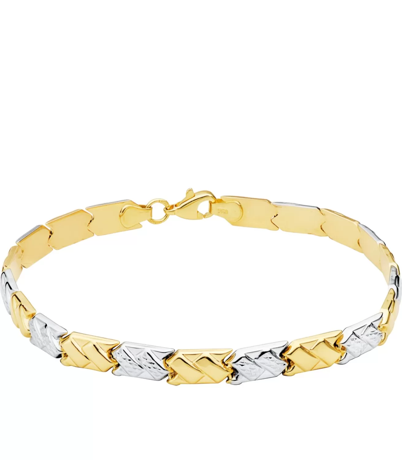 Pulsera Mujer Sokna Oro Bicolor 18K<Alda Joyeros Shop