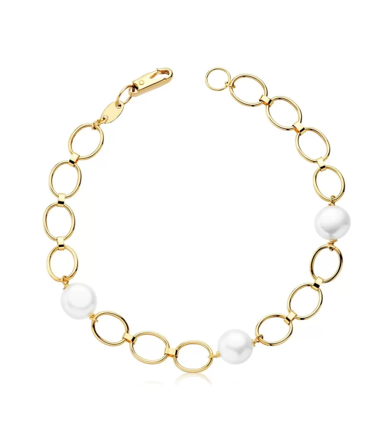 Pulsera Niña 1 Comunion Oro 18K 18 Cm Perlas<Alda Joyeros Hot