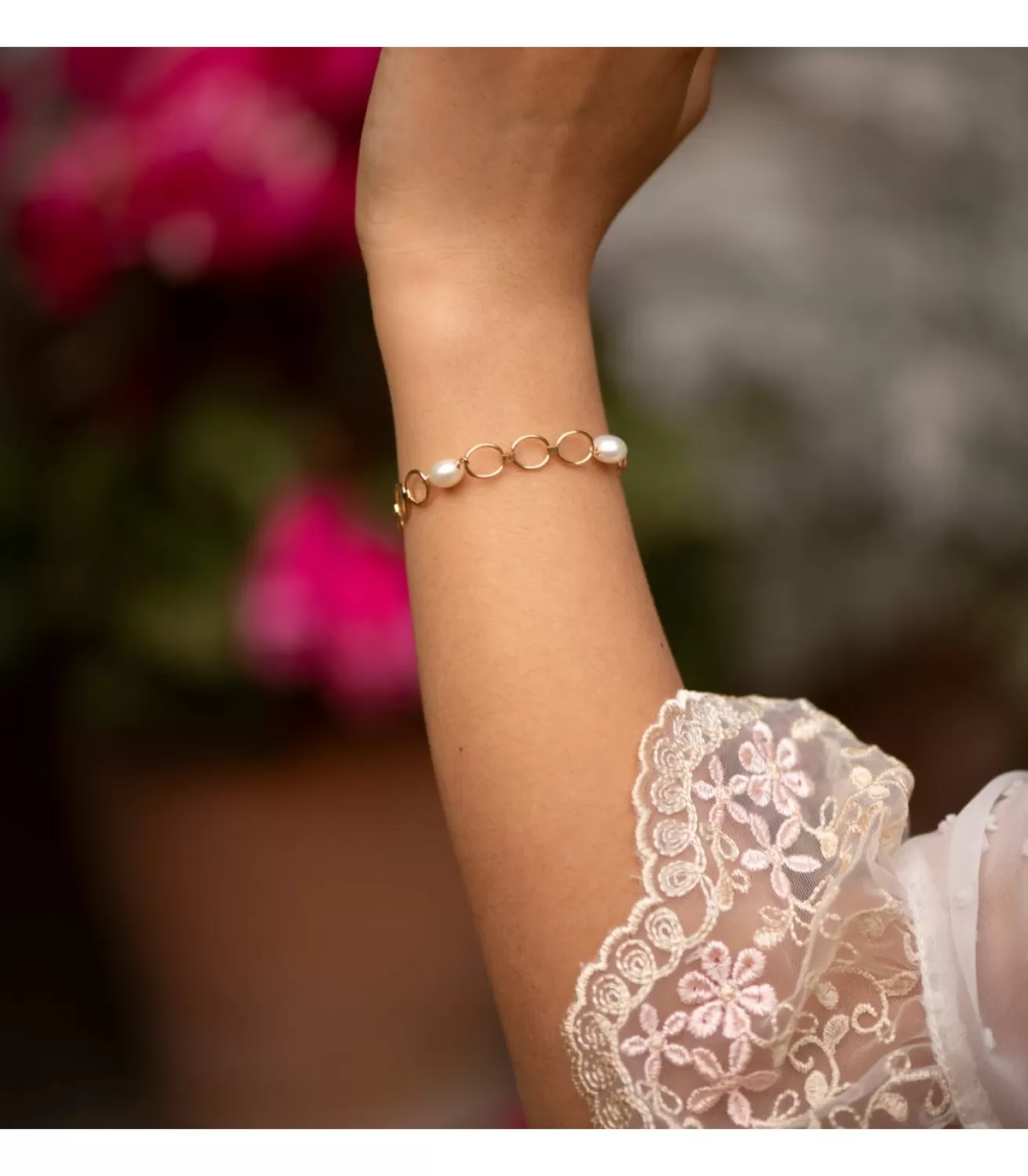 Pulsera Niña 1 Comunion Oro 18K 18 Cm Perlas<Alda Joyeros Hot
