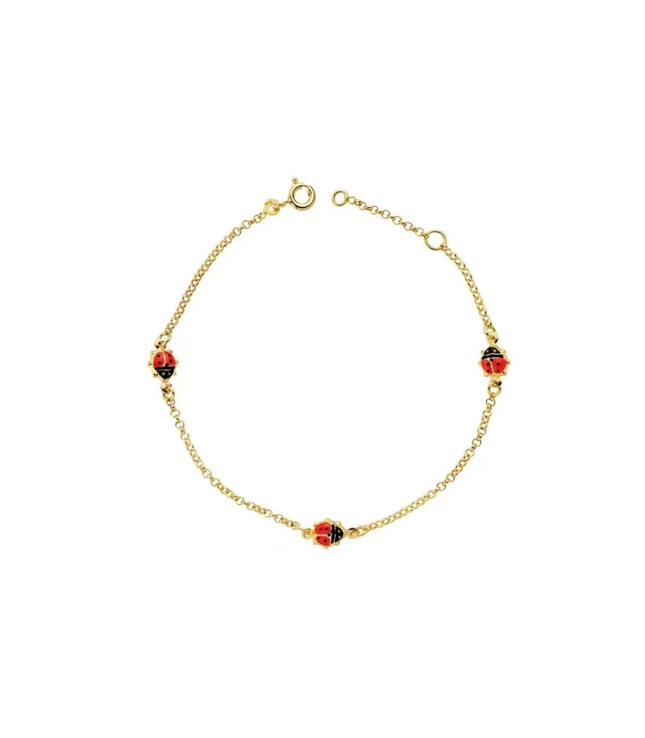 Pulsera Oro 18 Ktes Mariquita<Alda Joyeros Best Sale