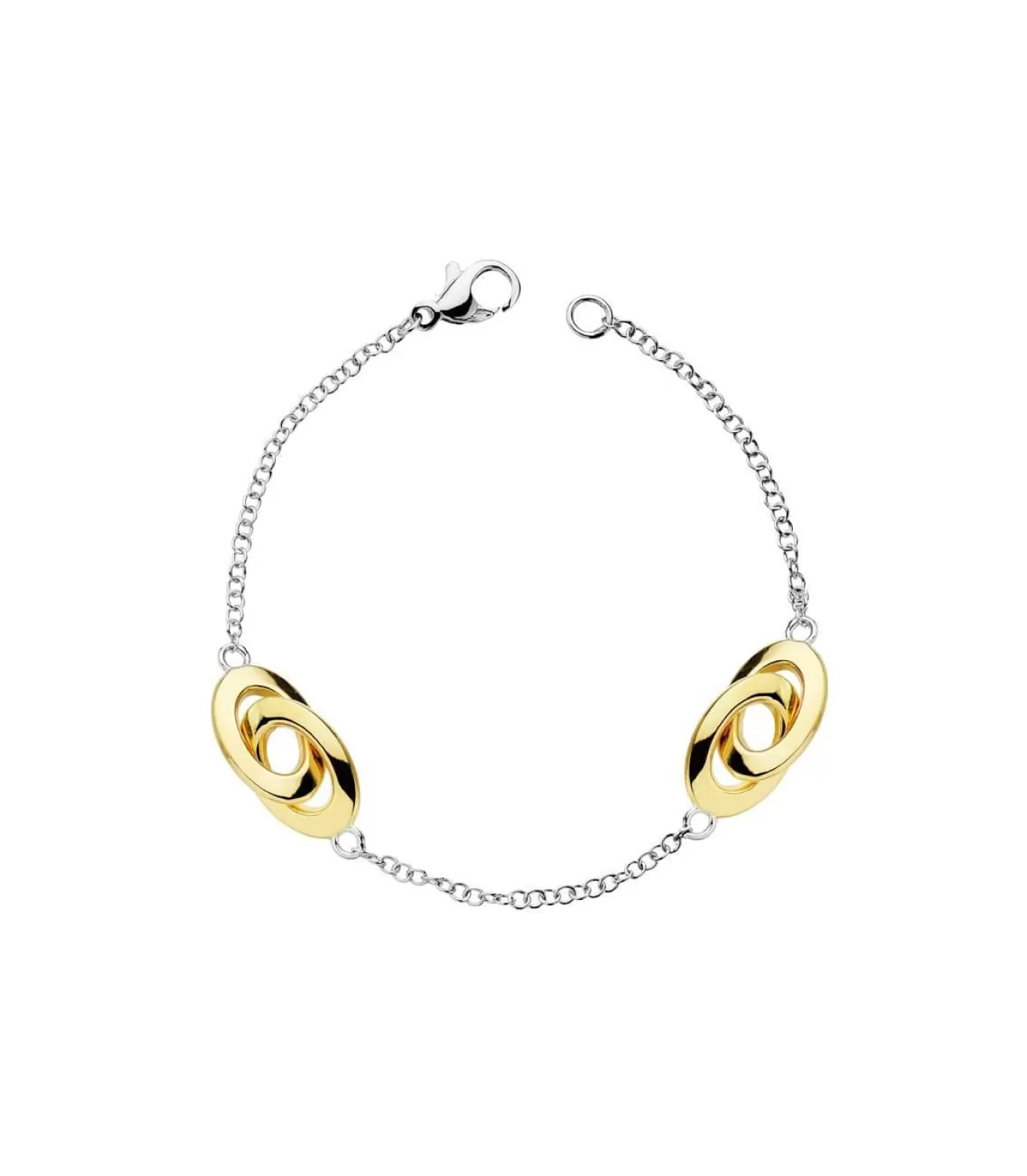 Pulsera Oro Bicolor 18K Alianzas<Alda Joyeros Sale