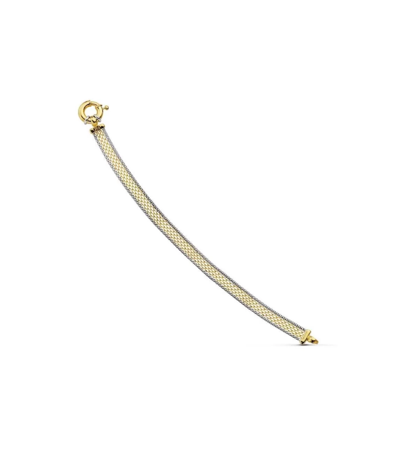 Pulsera Oro Bicolor 18K Maille D'Or<Alda Joyeros Clearance