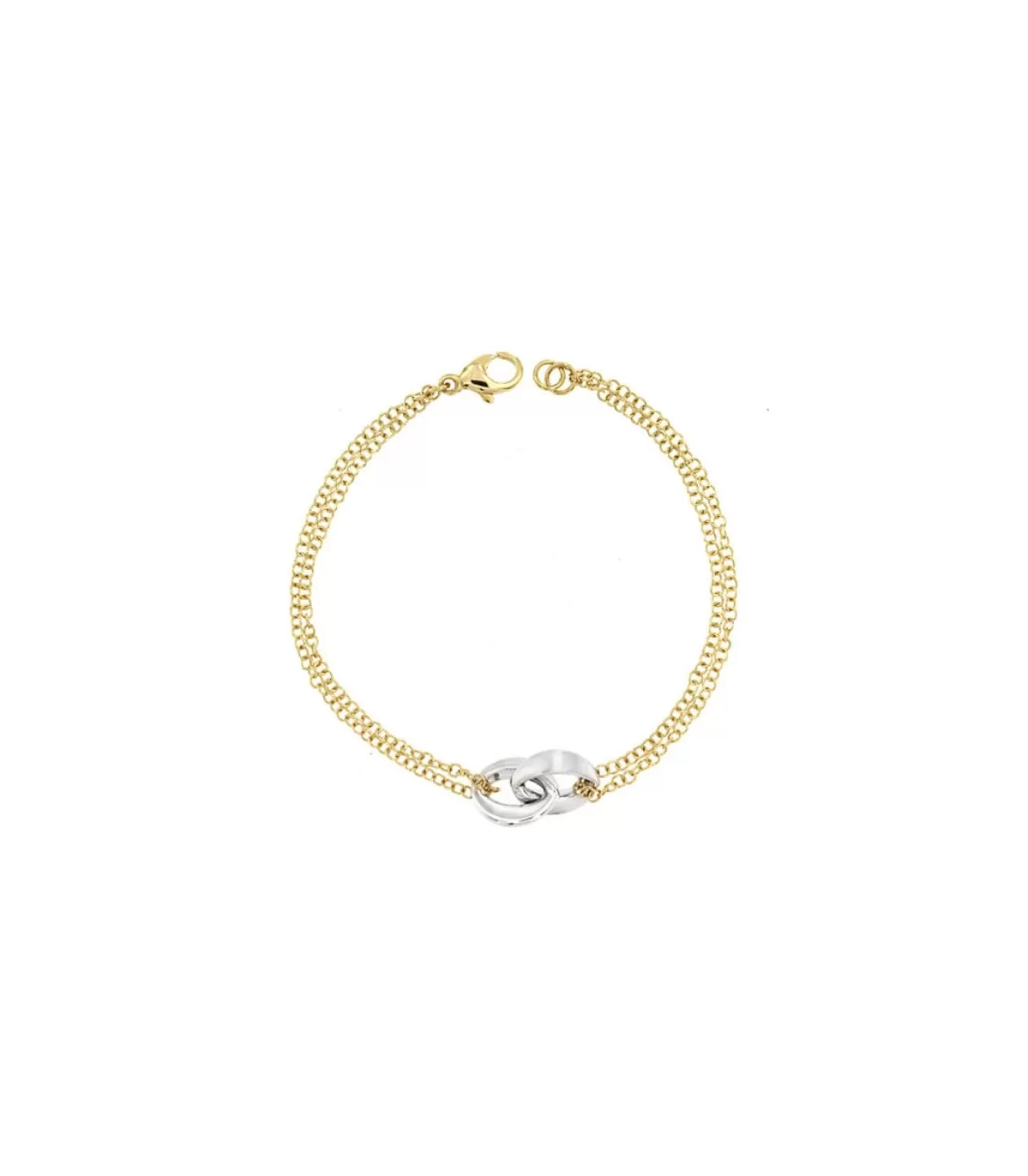 Pulsera Oro Bicolor Mamilia 18 Ktes<Alda Joyeros Cheap