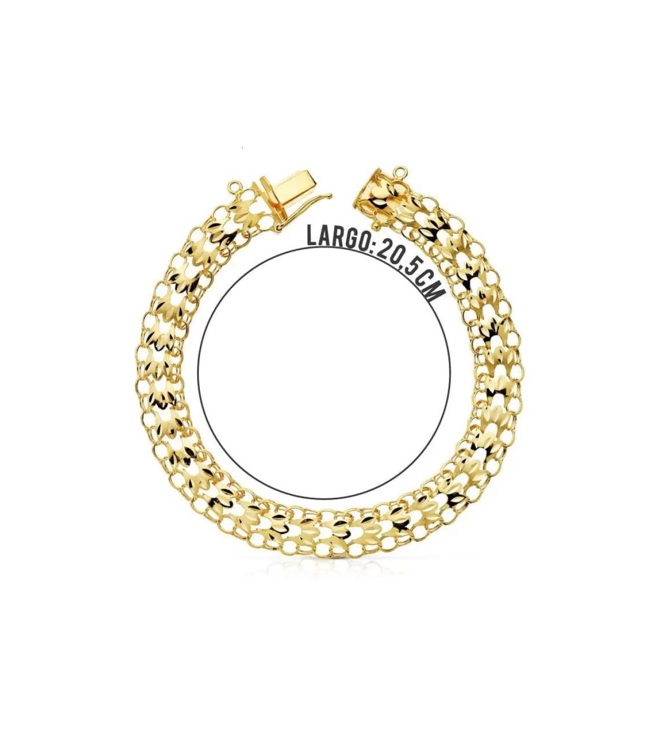 Pulsera Princesa 20.5 Cm Oro Amarillo 18K<Alda Joyeros Cheap