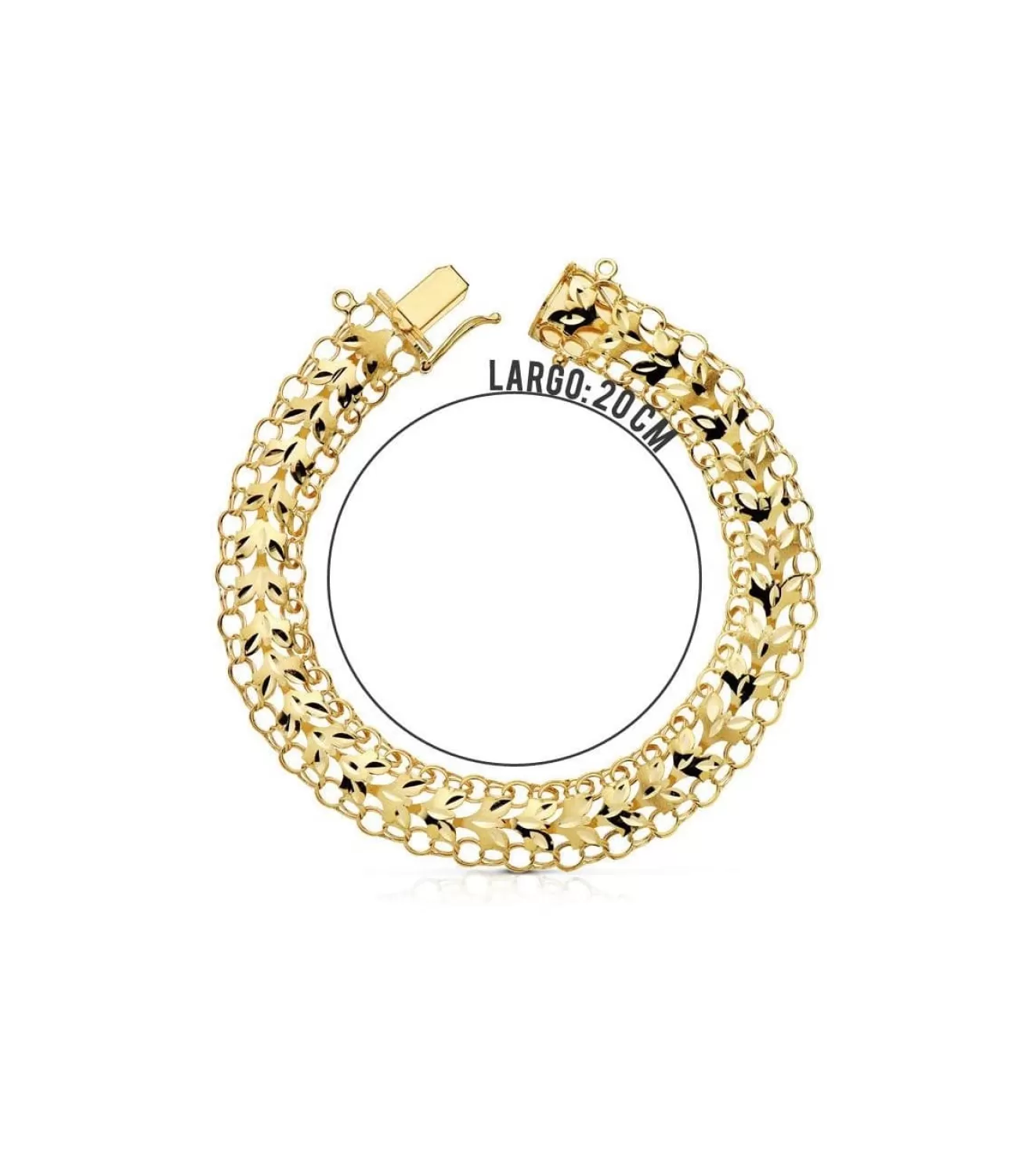 Pulsera Princesa 20 Cm Oro Amarillo 18K<Alda Joyeros Store
