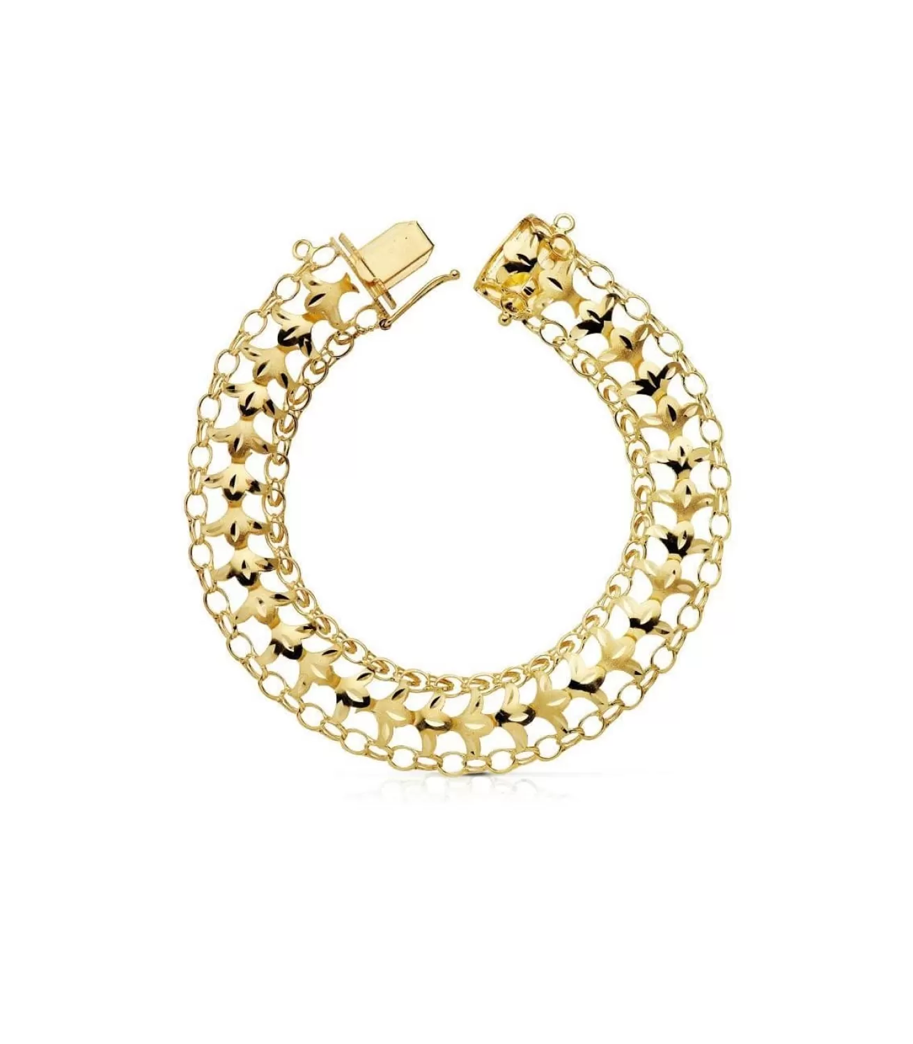 Pulsera Princesa Yurena 19 Cm Oro 18 Ktes<Alda Joyeros Discount