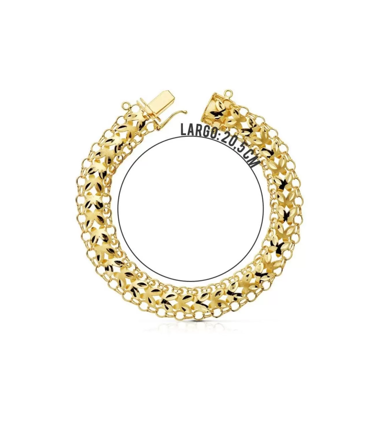 Pulsera Princesa Yurena 20.5 Cm Oro 18 Ktes<Alda Joyeros Hot
