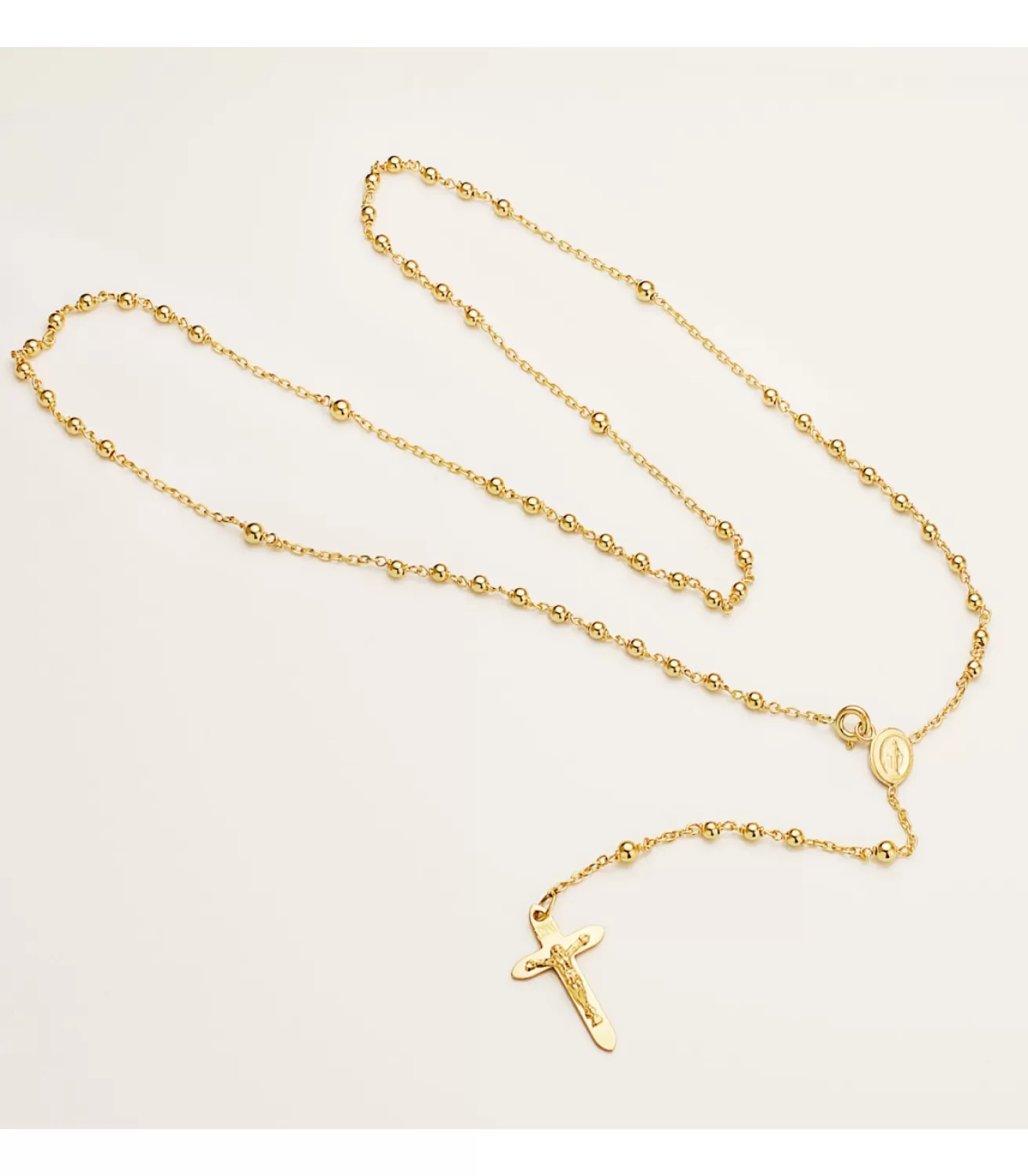 Rosario De Oro 18K Con Cruz Y Medalla Milagrosa<Alda Joyeros Clearance