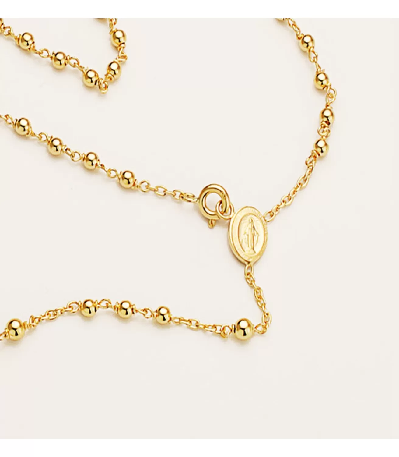 Rosario De Oro 18K Con Cruz Y Medalla Milagrosa<Alda Joyeros Clearance