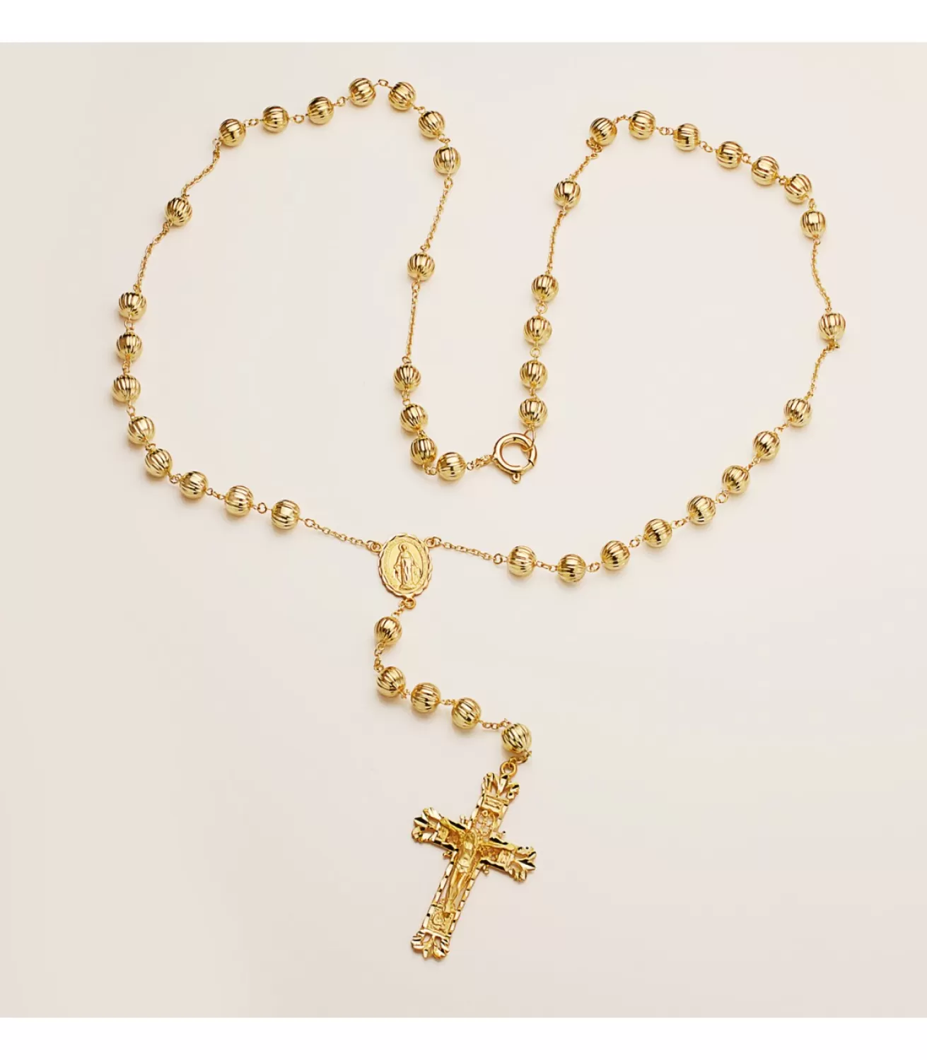 Rosario De Oro 18K Cruz Filigrana Y Medalla Milagrosa<Alda Joyeros Sale