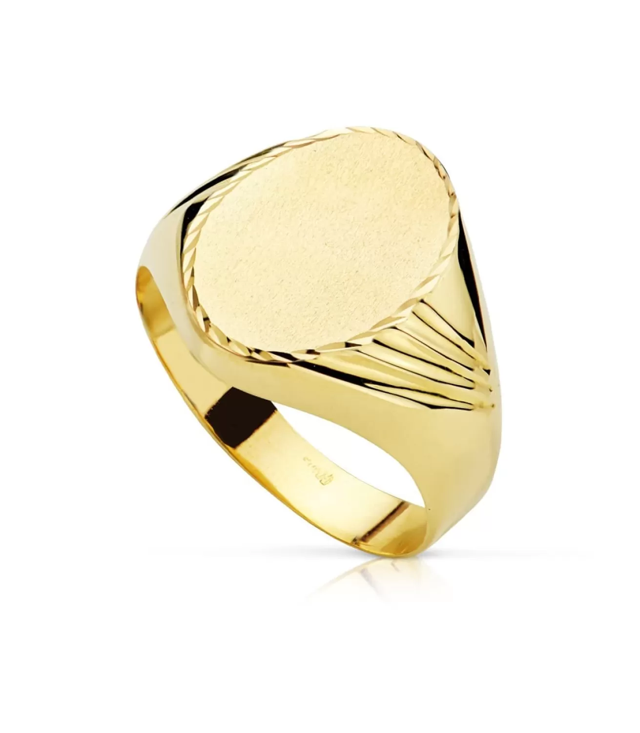 Sello Caballero Romeo Oro Amarillo 18K Oval<Alda Joyeros Shop