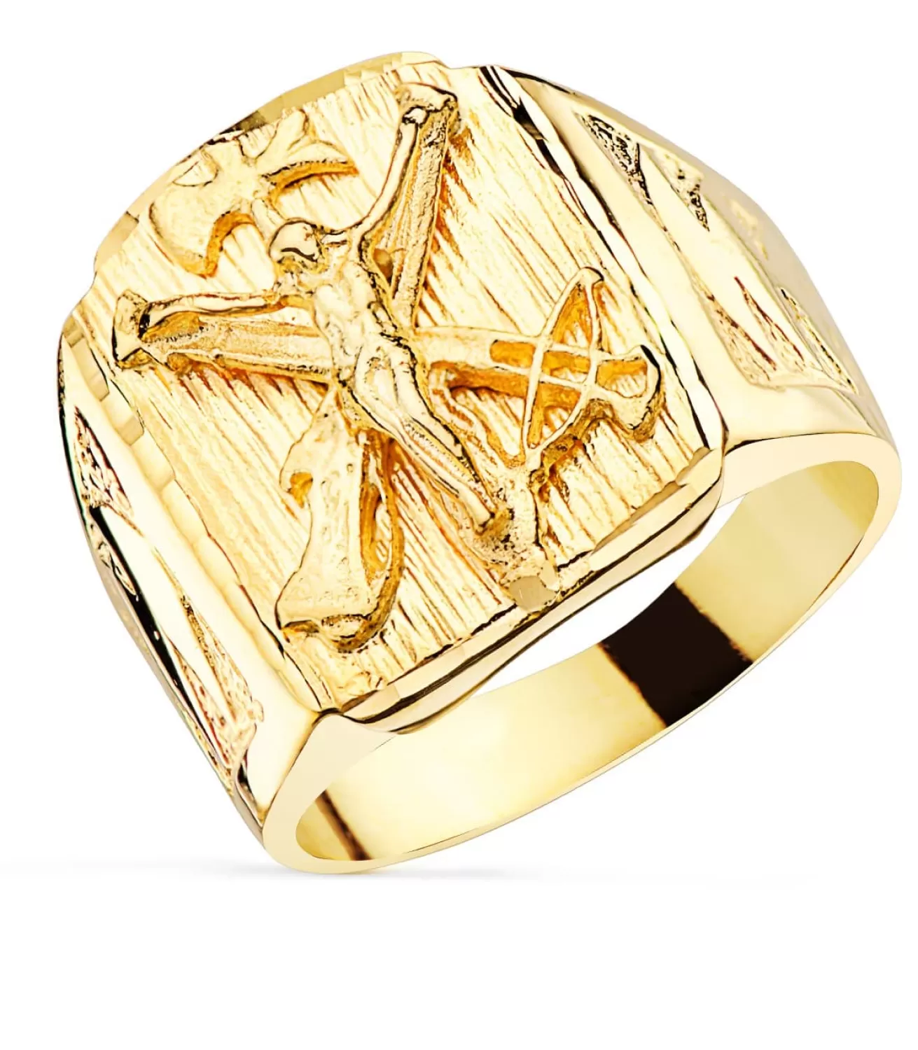 Sello Cristo De La Legion Oro Amarillo 18K<Alda Joyeros Fashion