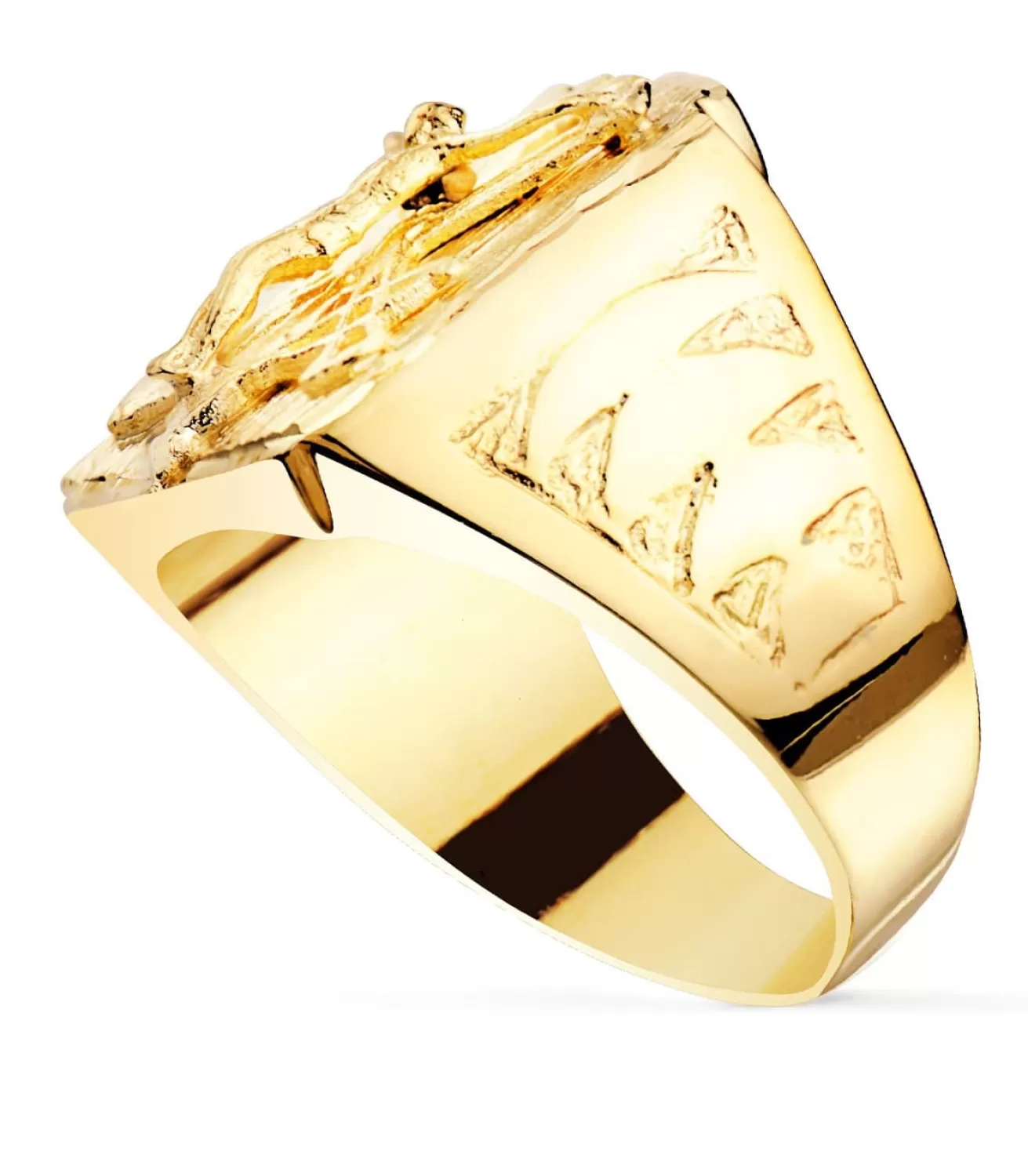 Sello Cristo De La Legion Oro Amarillo 18K<Alda Joyeros Fashion