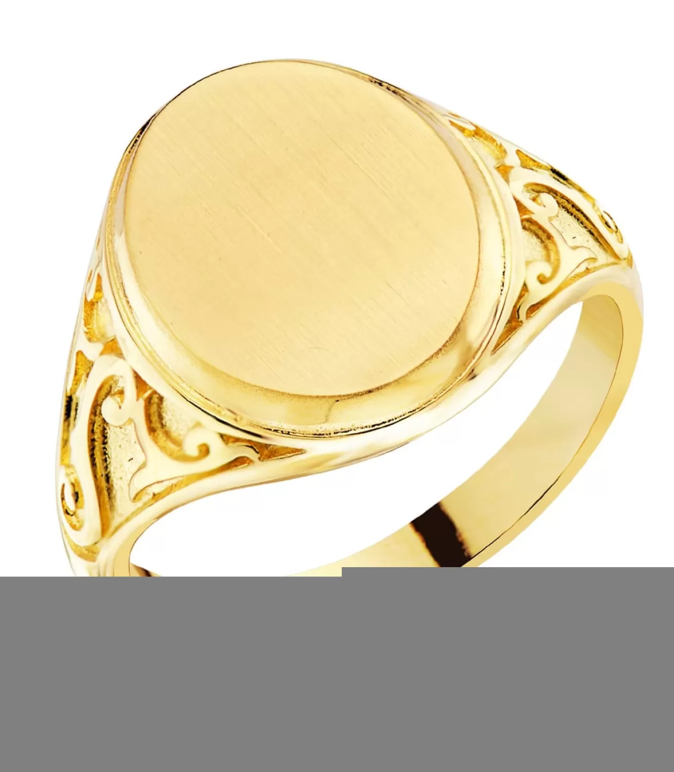 Sello Hombre Adam Oro Amarillo 18K<Alda Joyeros Shop