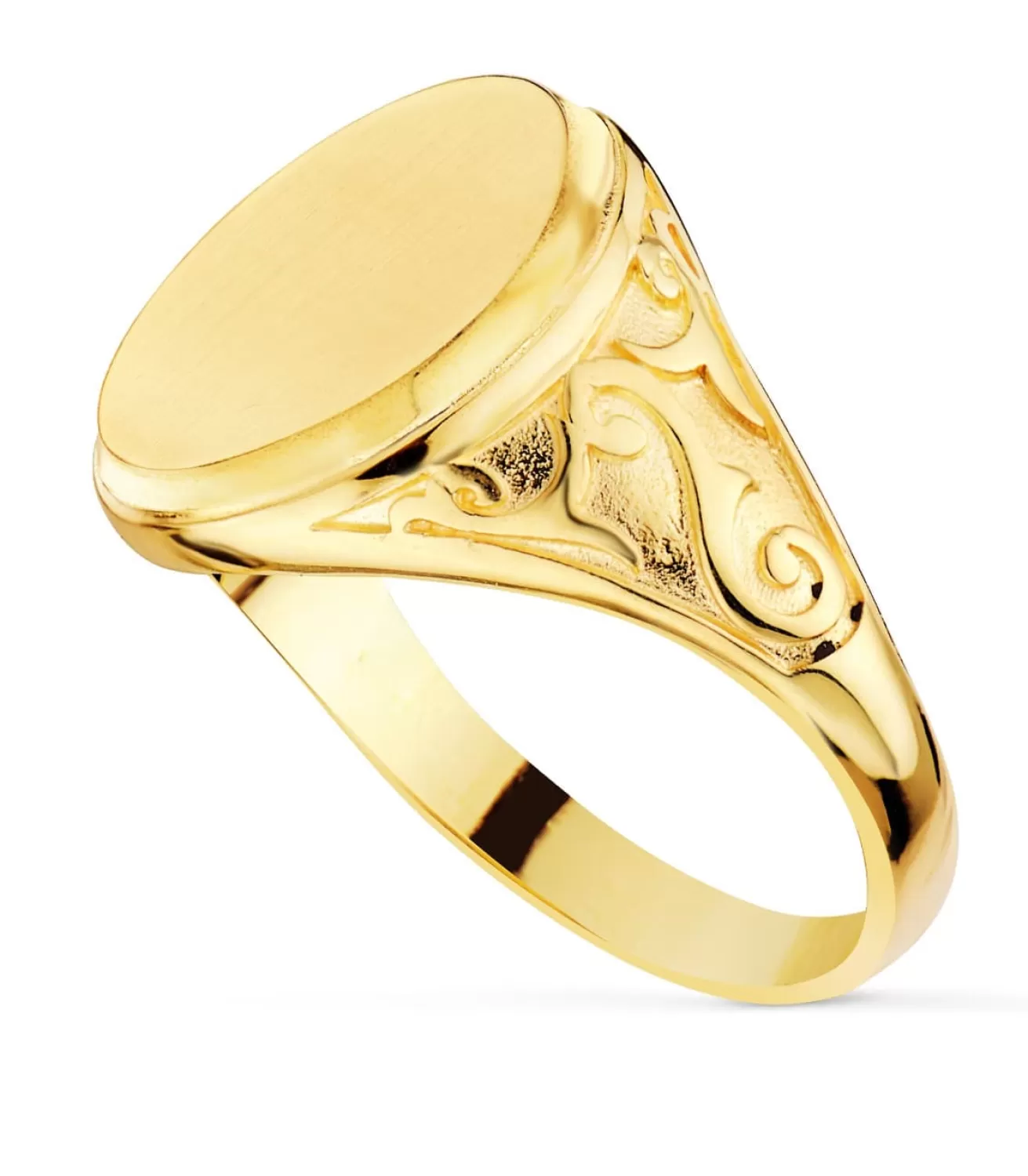 Sello Hombre Adam Oro Amarillo 18K<Alda Joyeros Shop