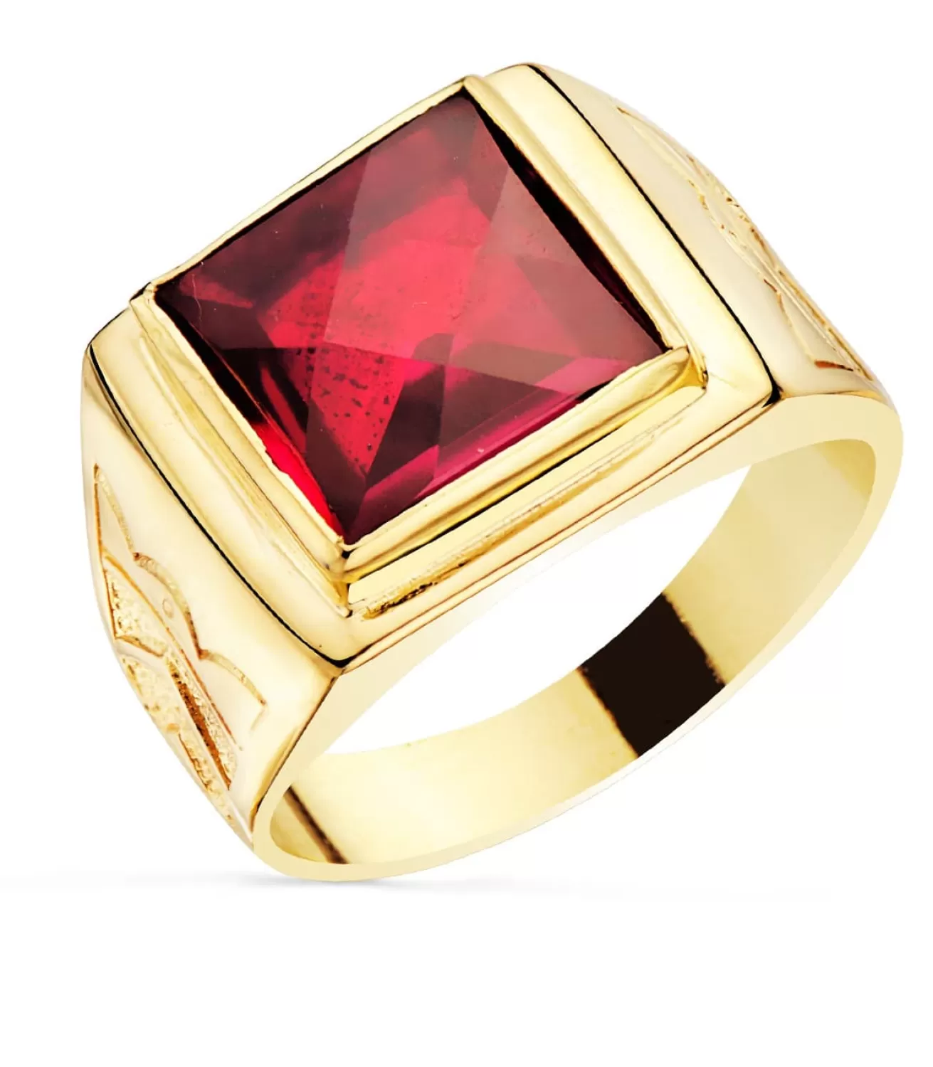 Sello Hombre Ezequiel Oro Amarillo 18K Rojo<Alda Joyeros Outlet