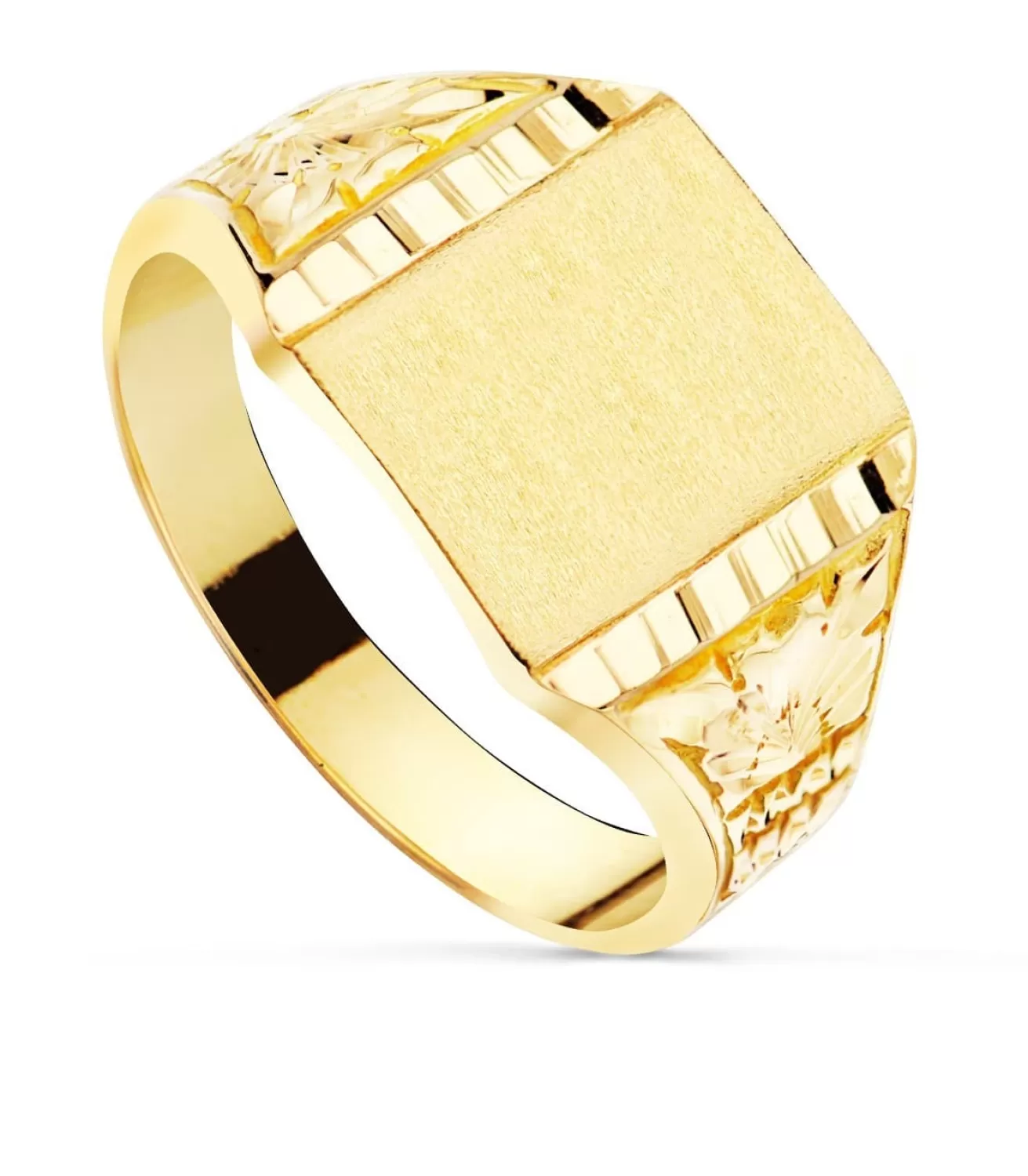 Sello Hombre Mauricio Amarillo Oro 18K Macizo<Alda Joyeros Store