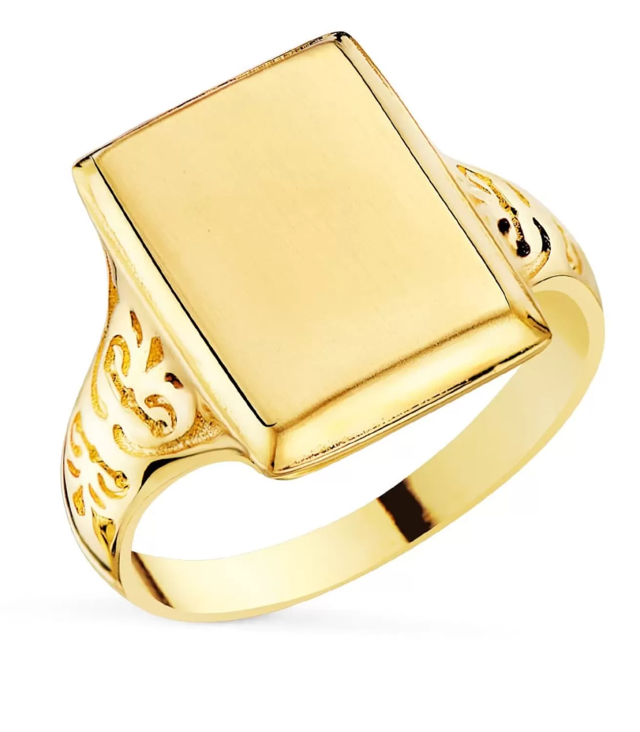 Sello Hombre Vicenzo Oro Amarillo 18K<Alda Joyeros Store
