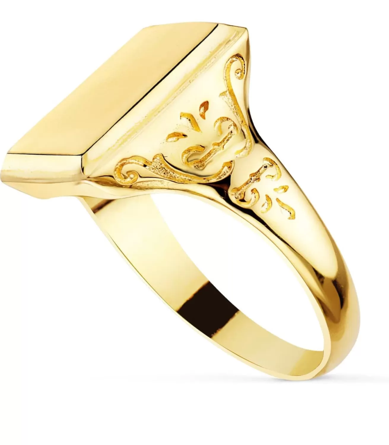 Sello Hombre Vicenzo Oro Amarillo 18K<Alda Joyeros Store