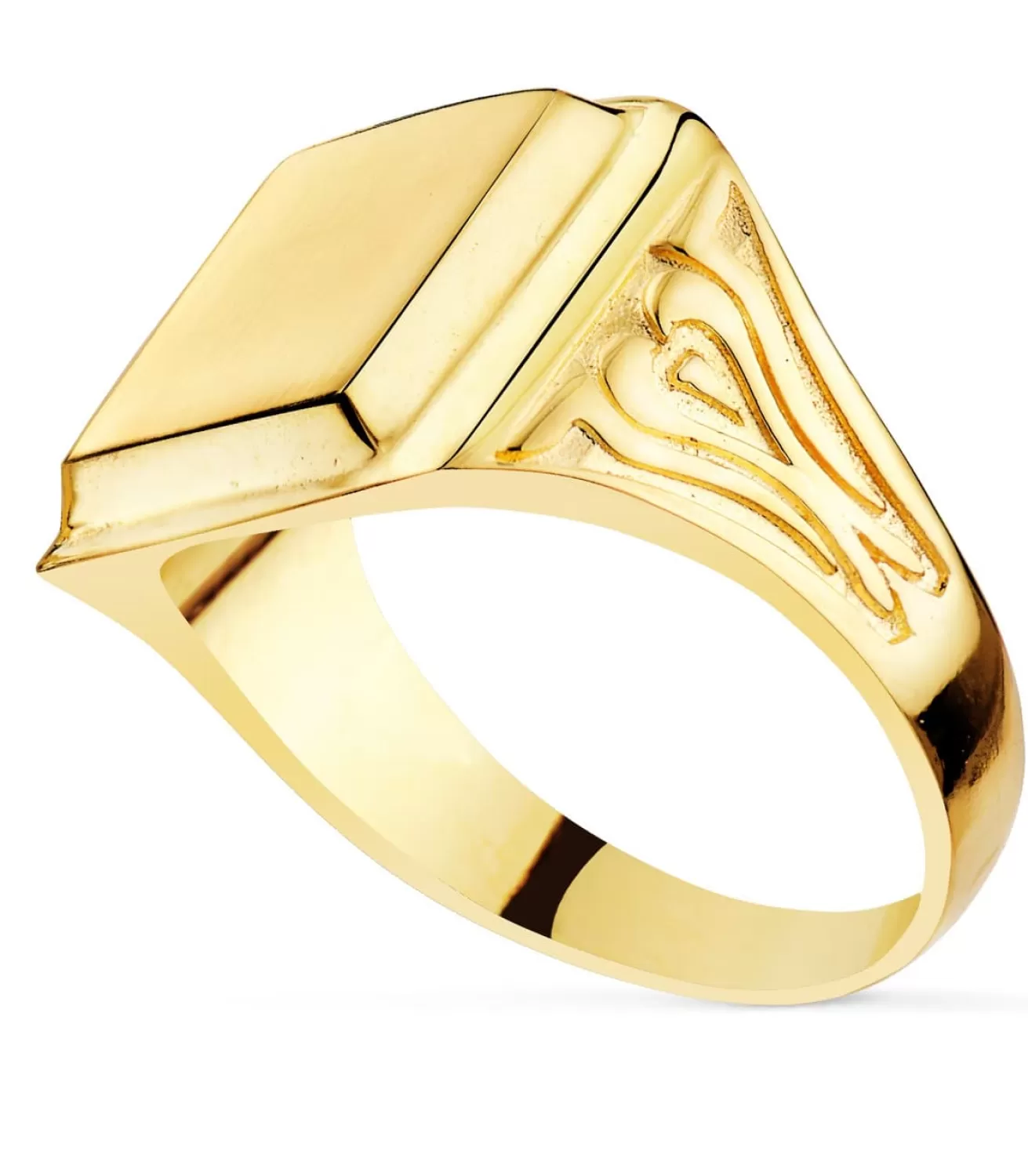 Sello Hombre Zachary Oro Amarillo 18K<Alda Joyeros Best