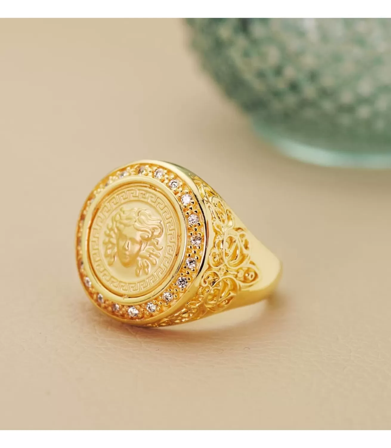Sello Medalla Medusa Oro Amarillo 18K<Alda Joyeros Flash Sale