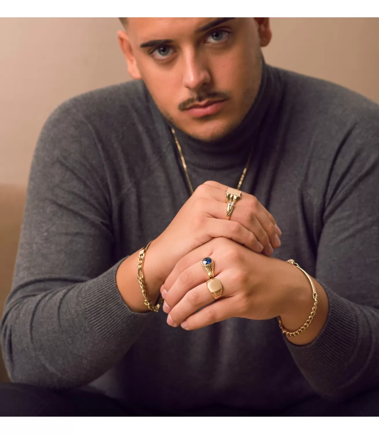 Sello Oro Hombre Marcos 18K<Alda Joyeros Best Sale