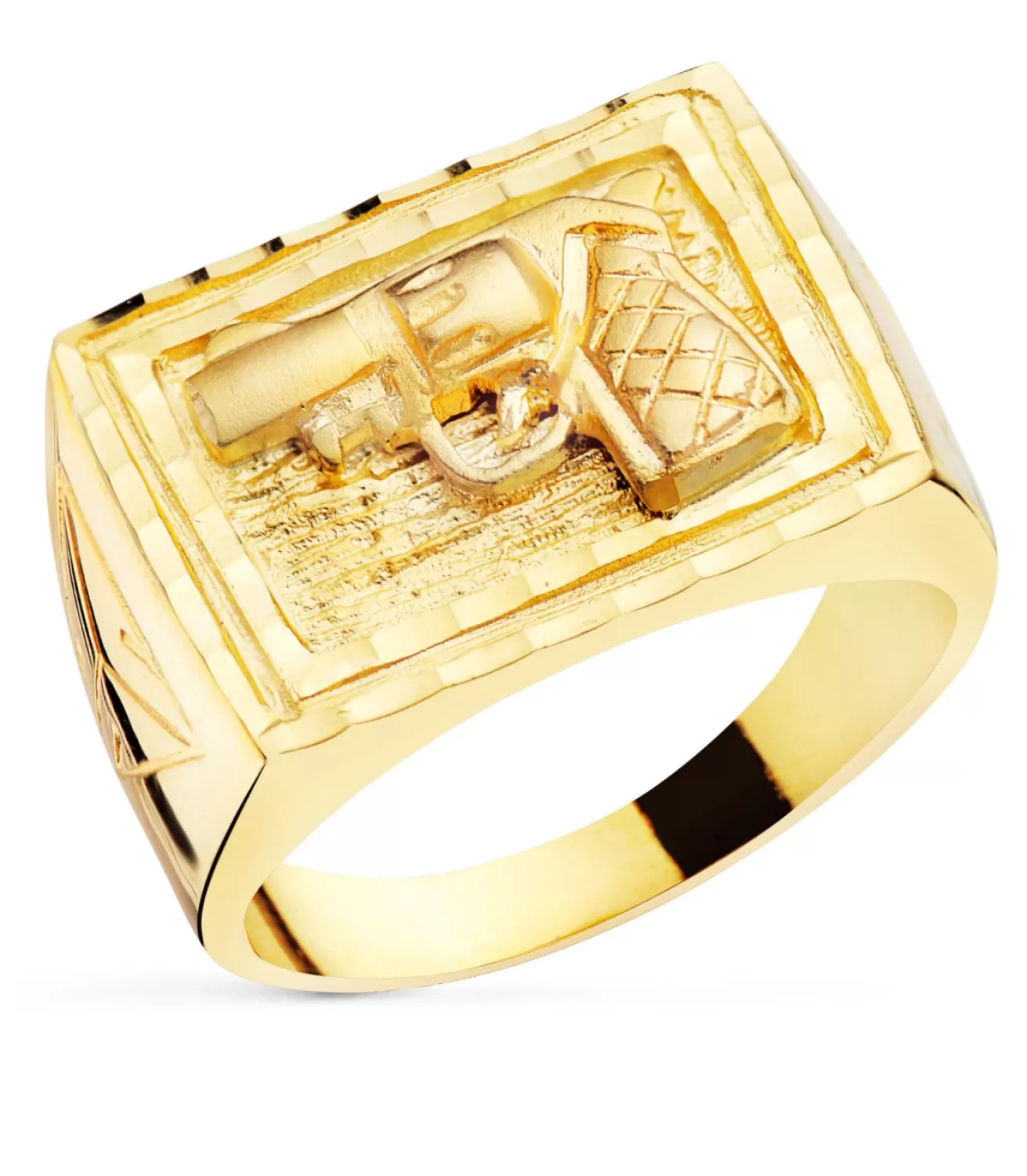 Sello Pistola Oro Amarillo 18K<Alda Joyeros Store
