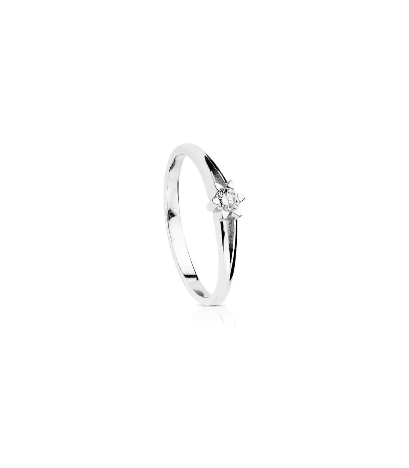 Solitario Amalfi 0.10 Qtes. 18 Ktes<Alda Joyeros Clearance