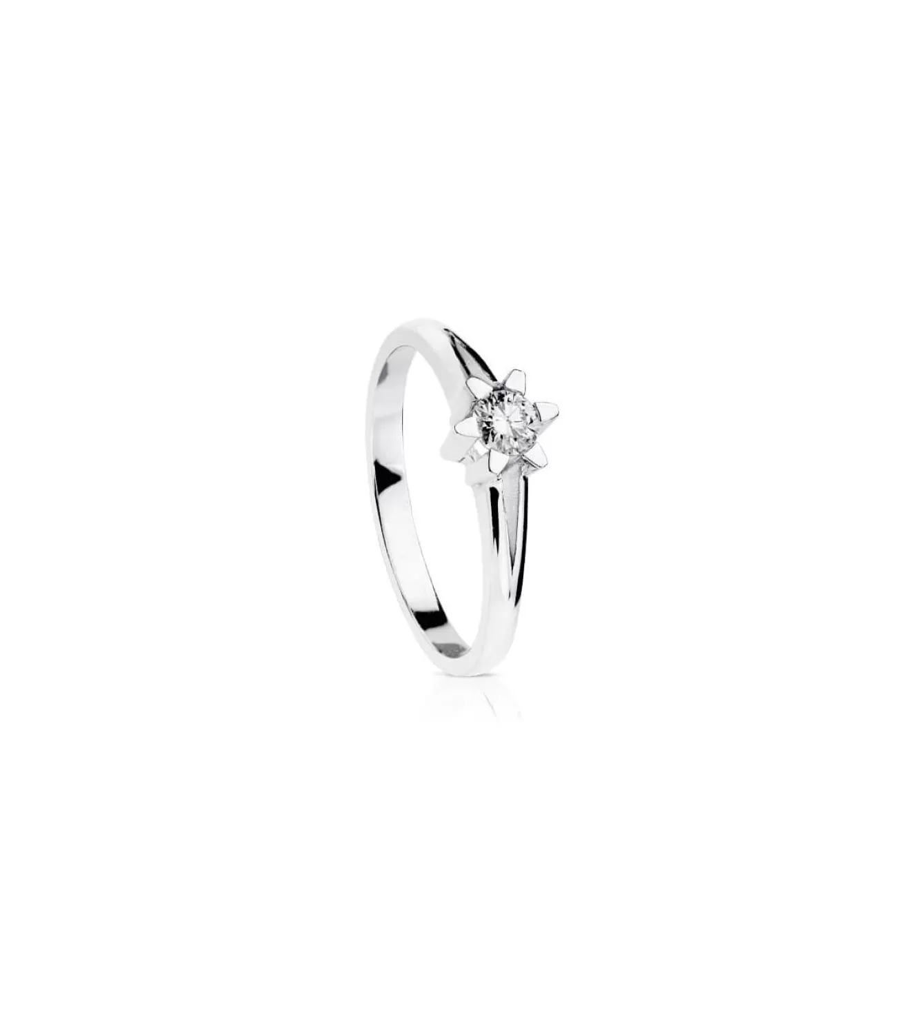 Solitario Amalfi 0.200 Qtes. 18 Ktes<Alda Joyeros Shop