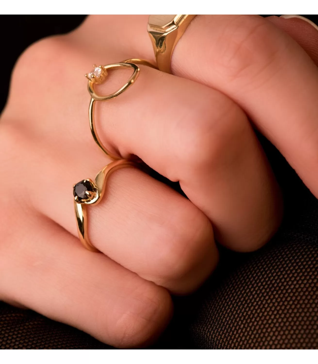 Solitario Idilio Duo Zafiro Oro Amarillo 18K<Alda Joyeros Cheap