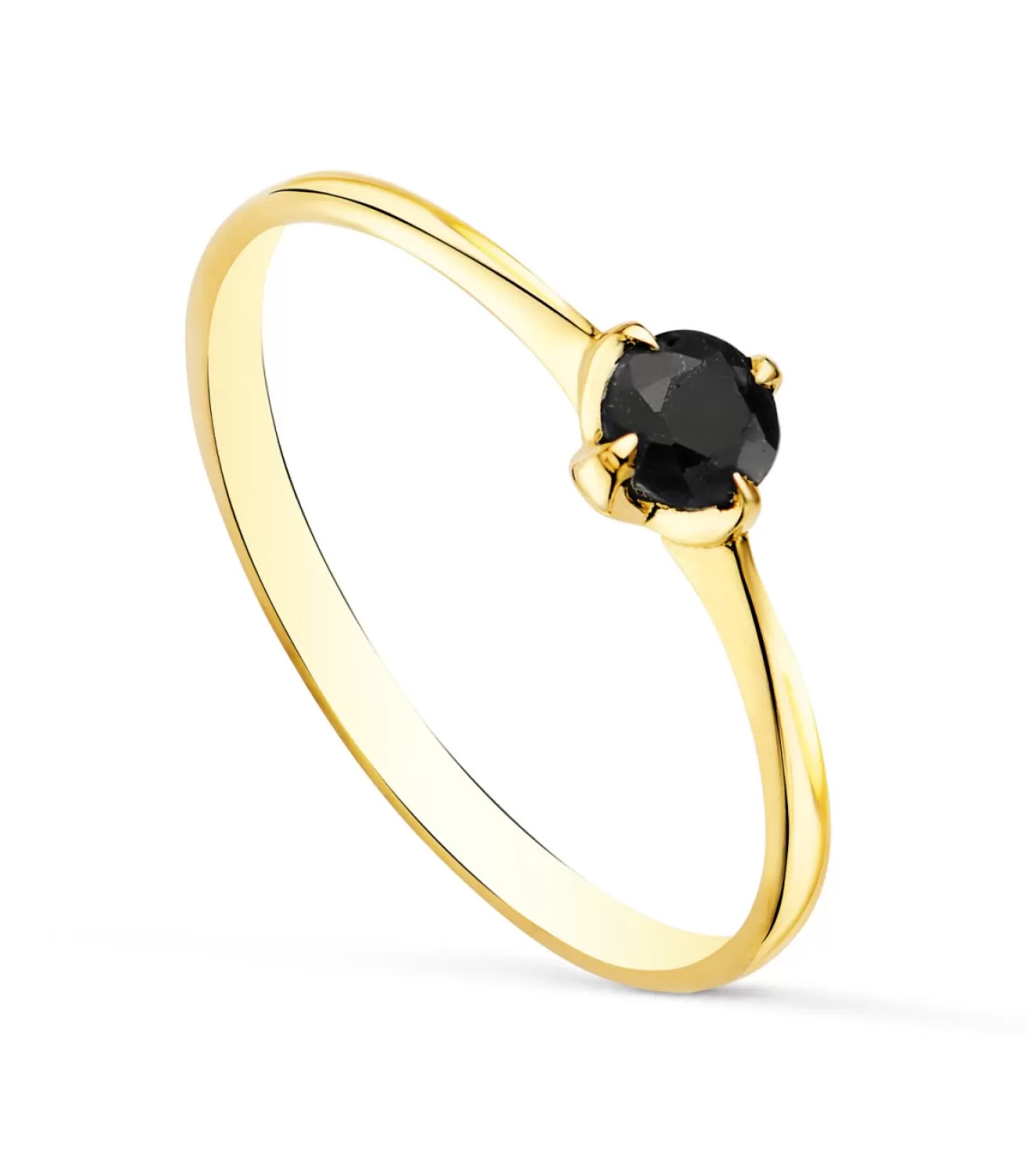 Solitario Idilio Zafiro Oro Amarillo 18K<Alda Joyeros Cheap