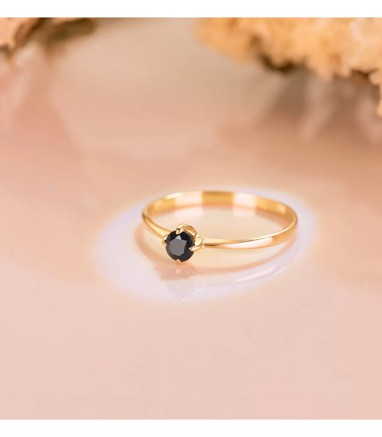 Solitario Idilio Zafiro Oro Amarillo 18K<Alda Joyeros Cheap