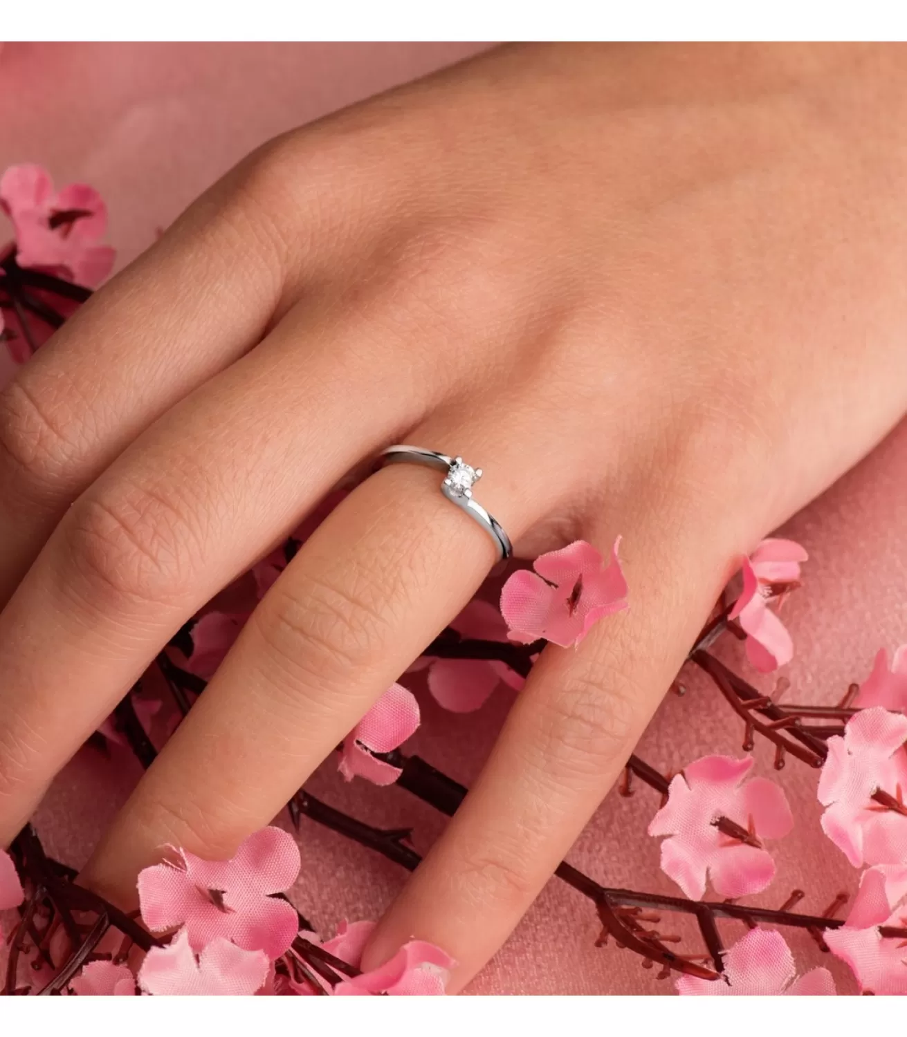 Solitario Lorien 0.100 Qtes. 18 Ktes<Alda Joyeros Online