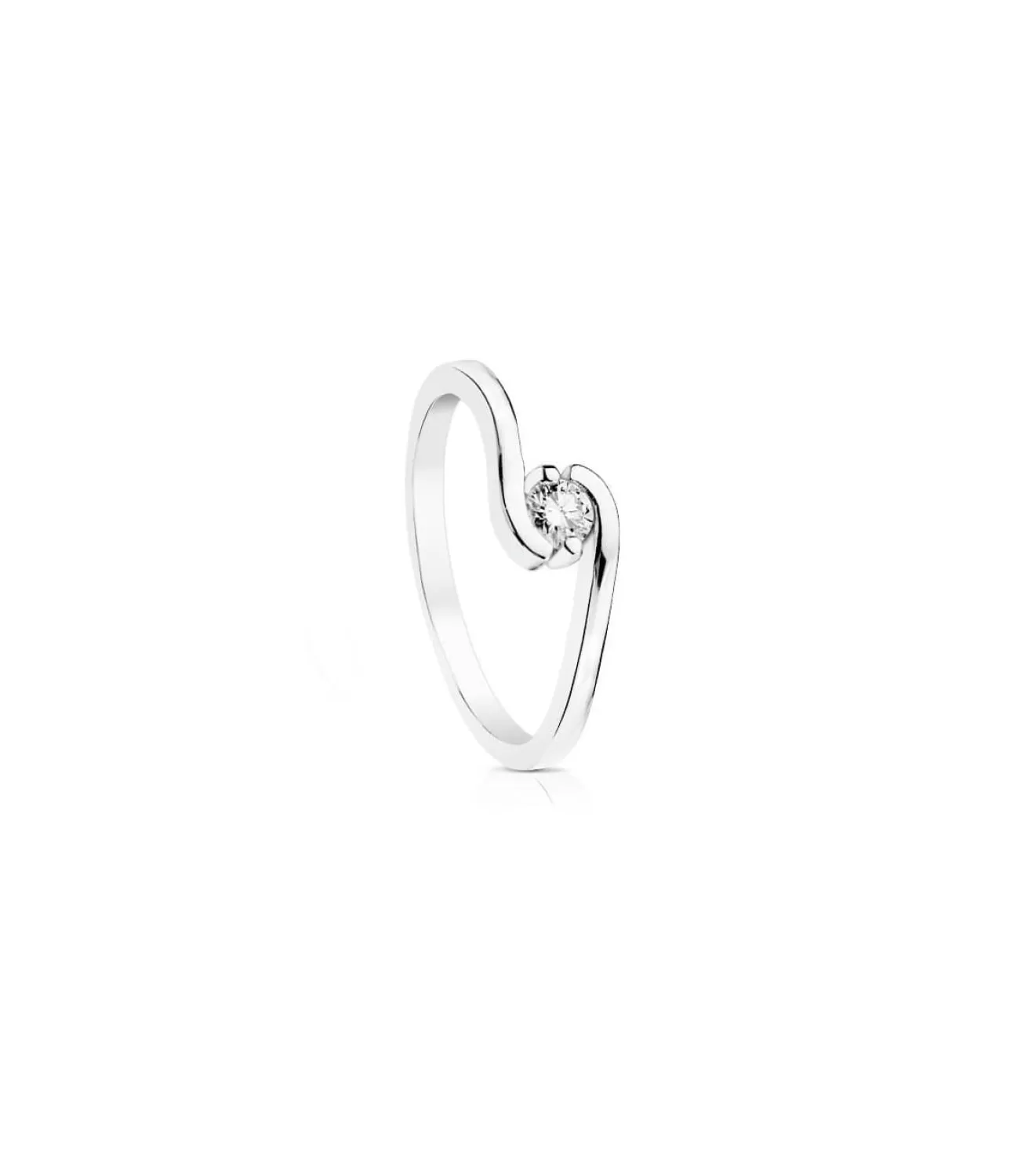 Solitario Milanesse 0.150 Qtes. 18 Ktes<Alda Joyeros Fashion